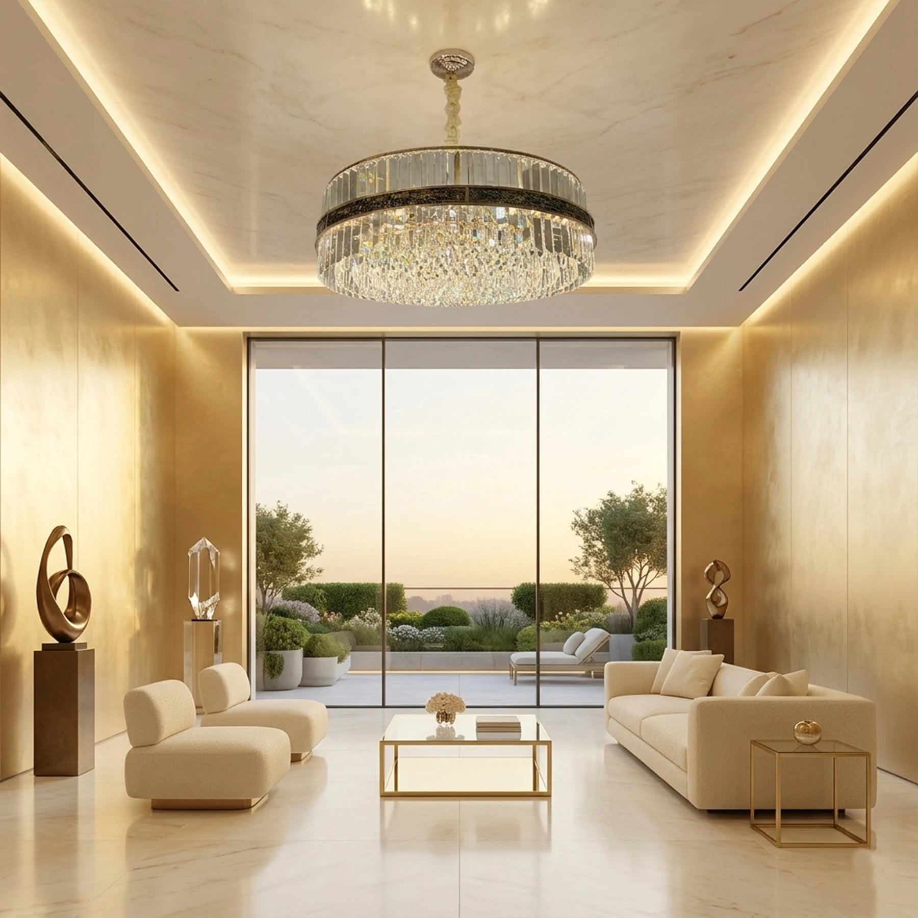 The Celestia Crystal Chandelier