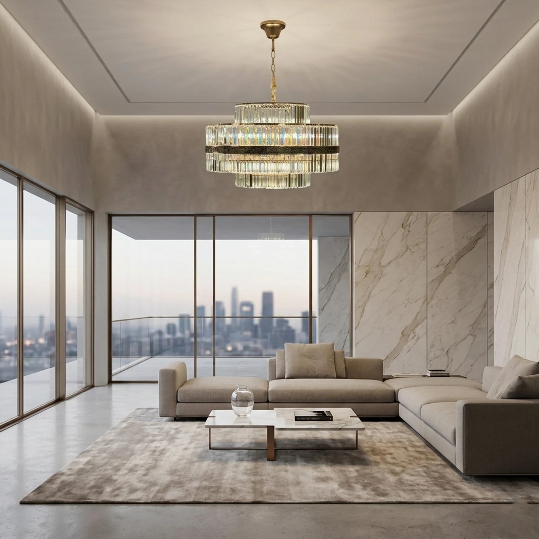 The Elara Cascading Chandelier