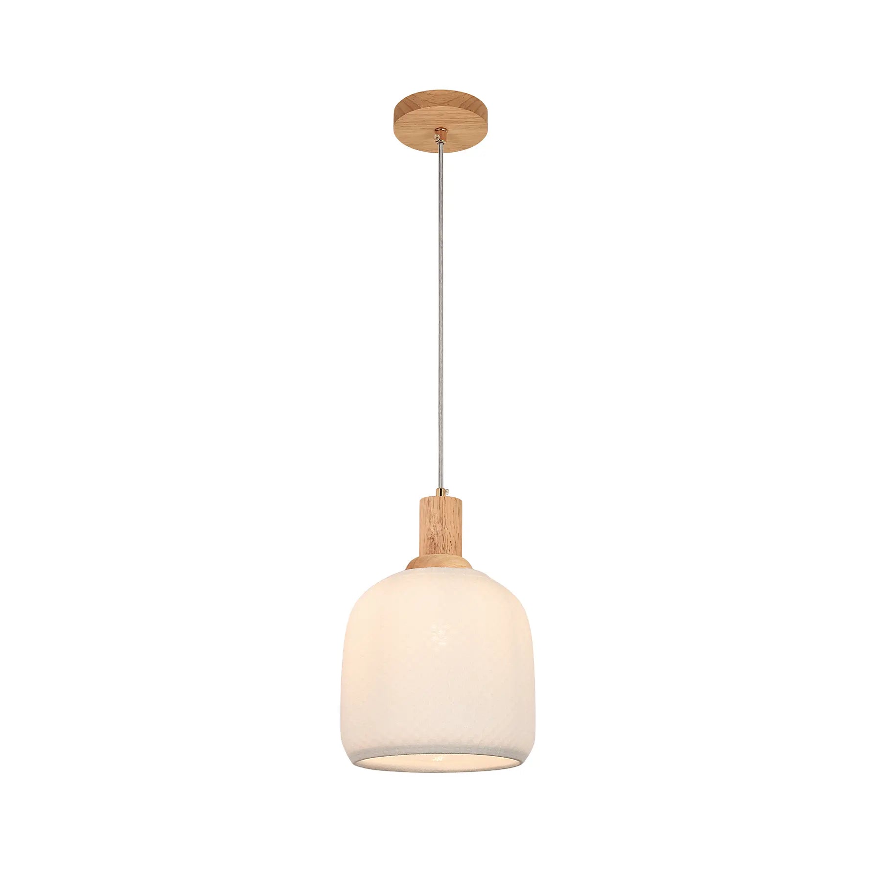 Linen Echo Pendant Light