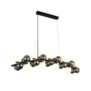 Orbit Cluster Linear Chandelier