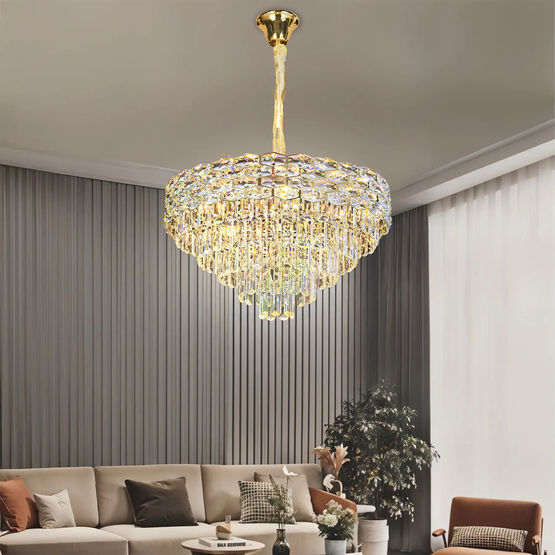 Crystal Bloom Chandelier
