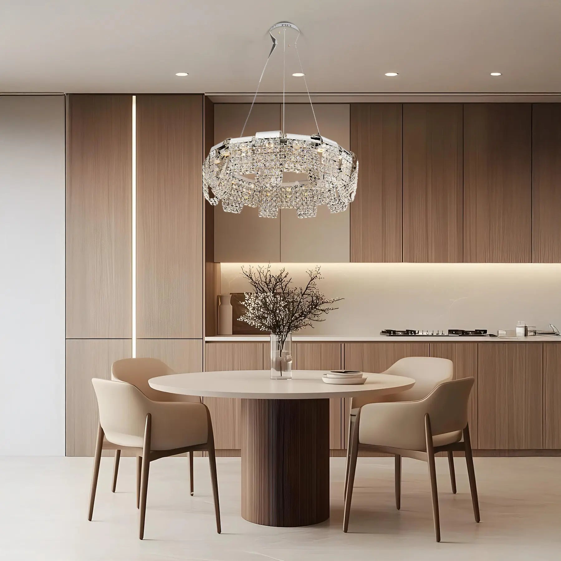 Crystal Aurora Chandelier