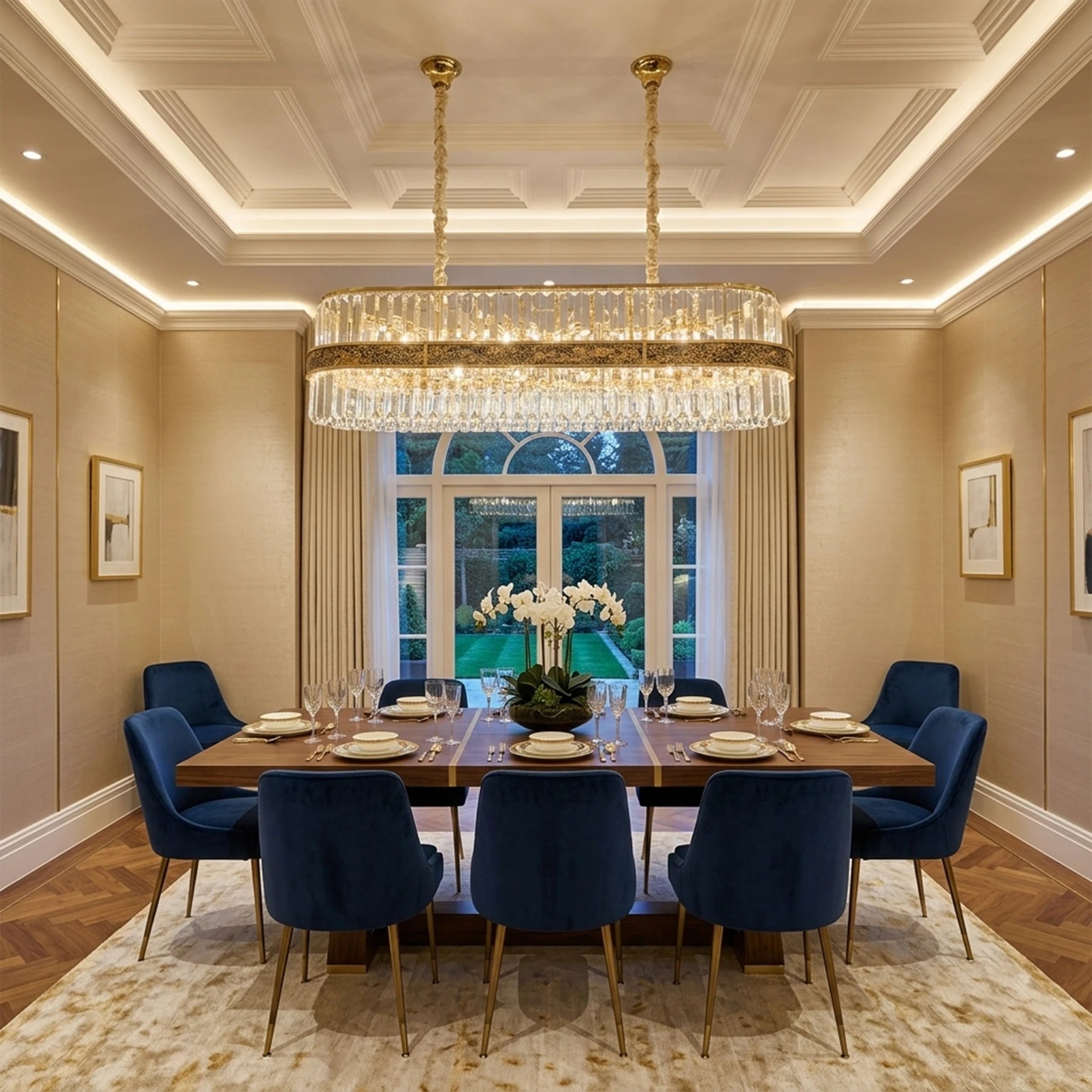 The Aurelia Crystal Chandelier