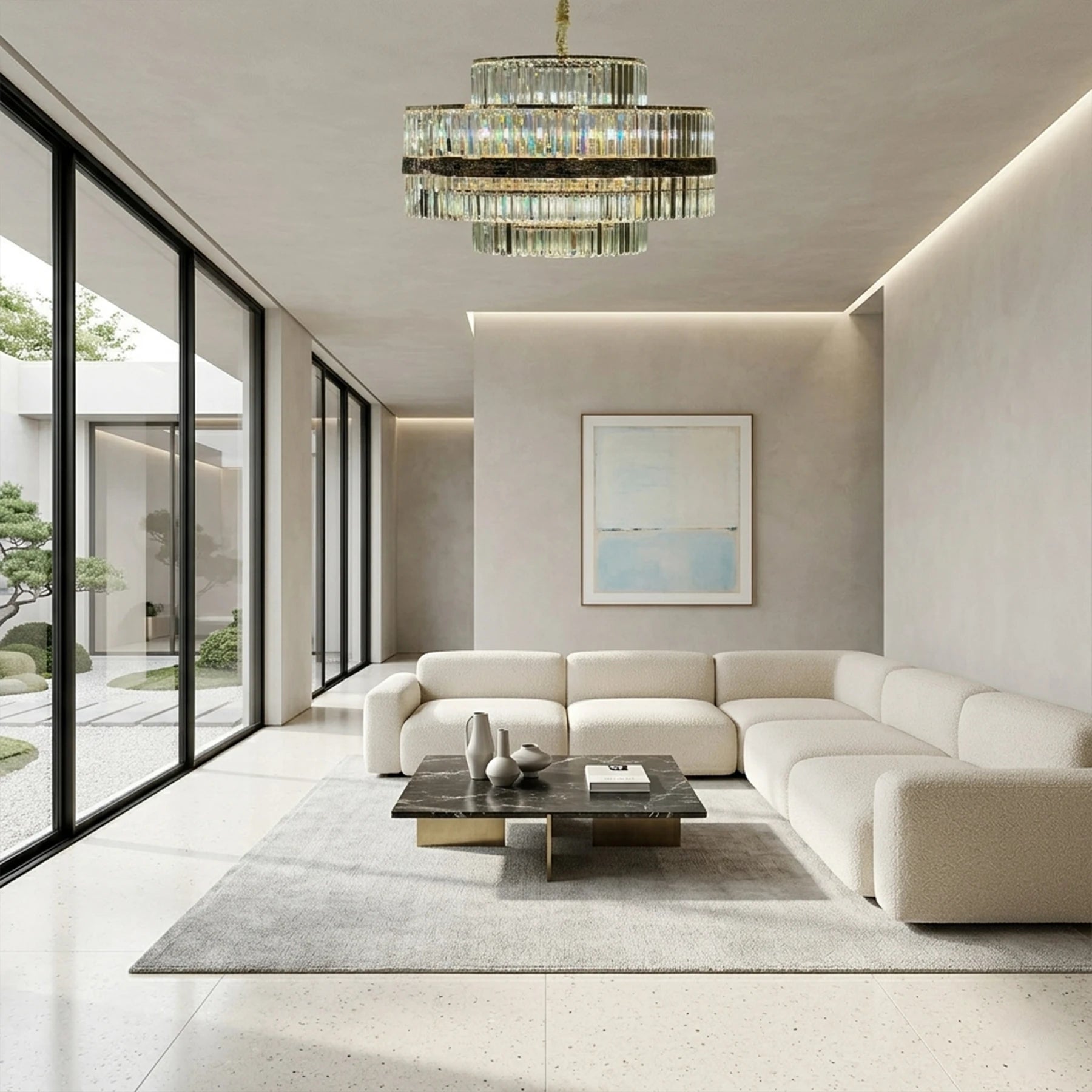 The Elara Cascading Chandelier