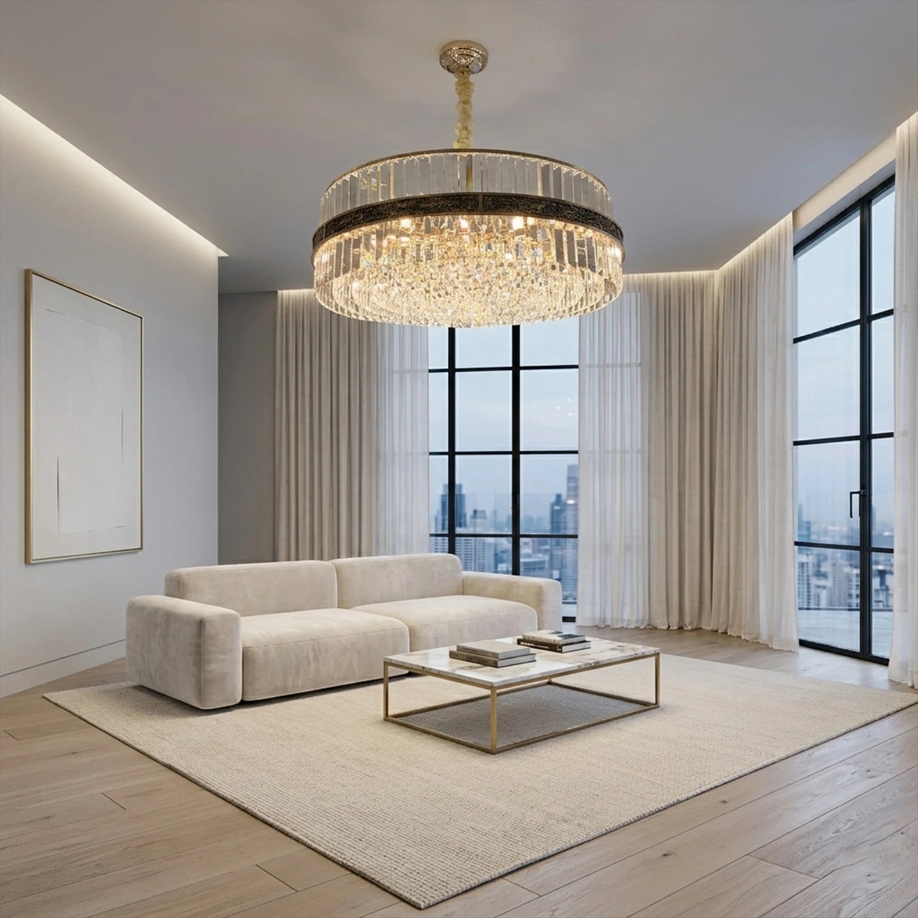 The Celestia Crystal Chandelier