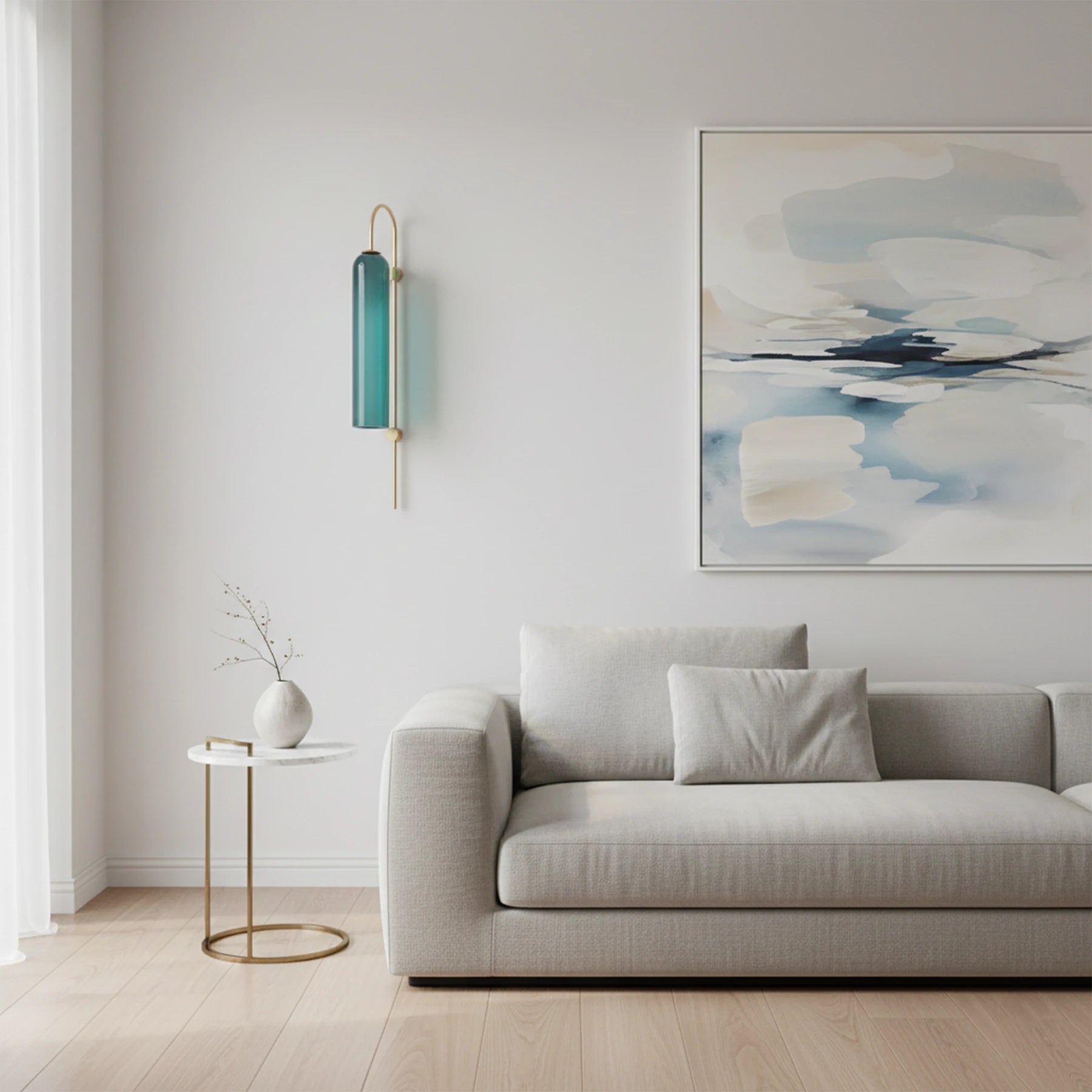 The Lyra Ribbed Sconce
