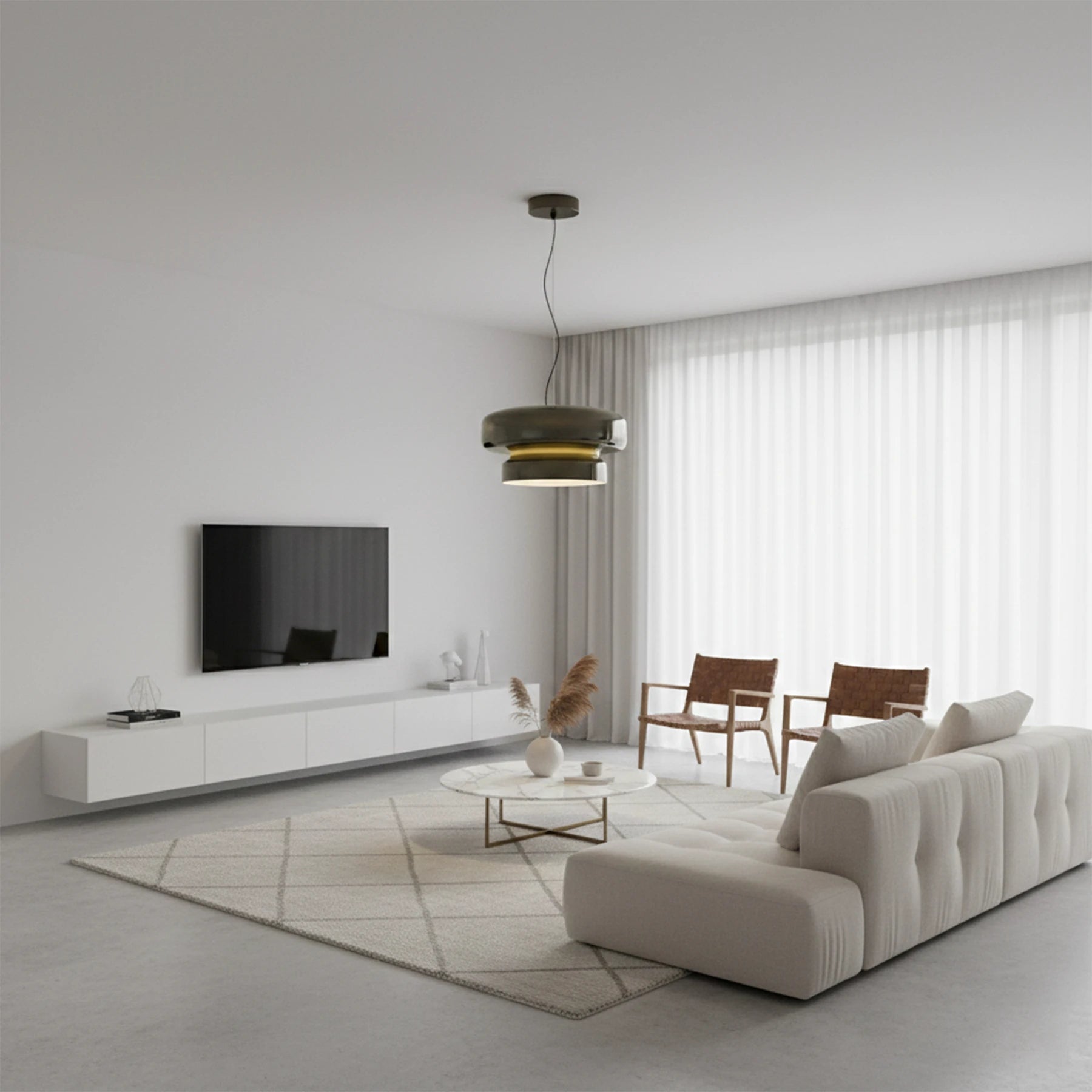 The Selene Flush Mount