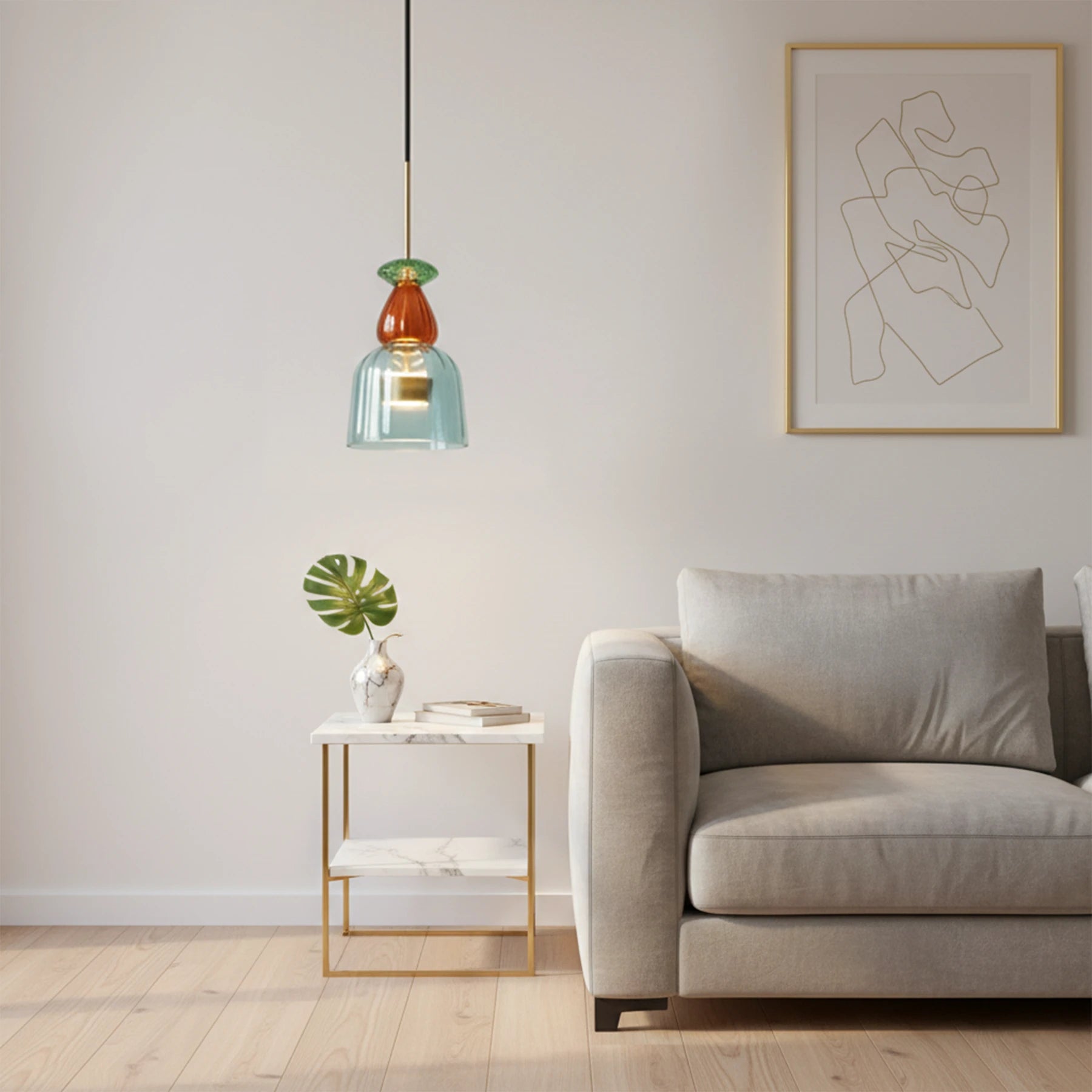 The Thalassa Ribbed Pendant