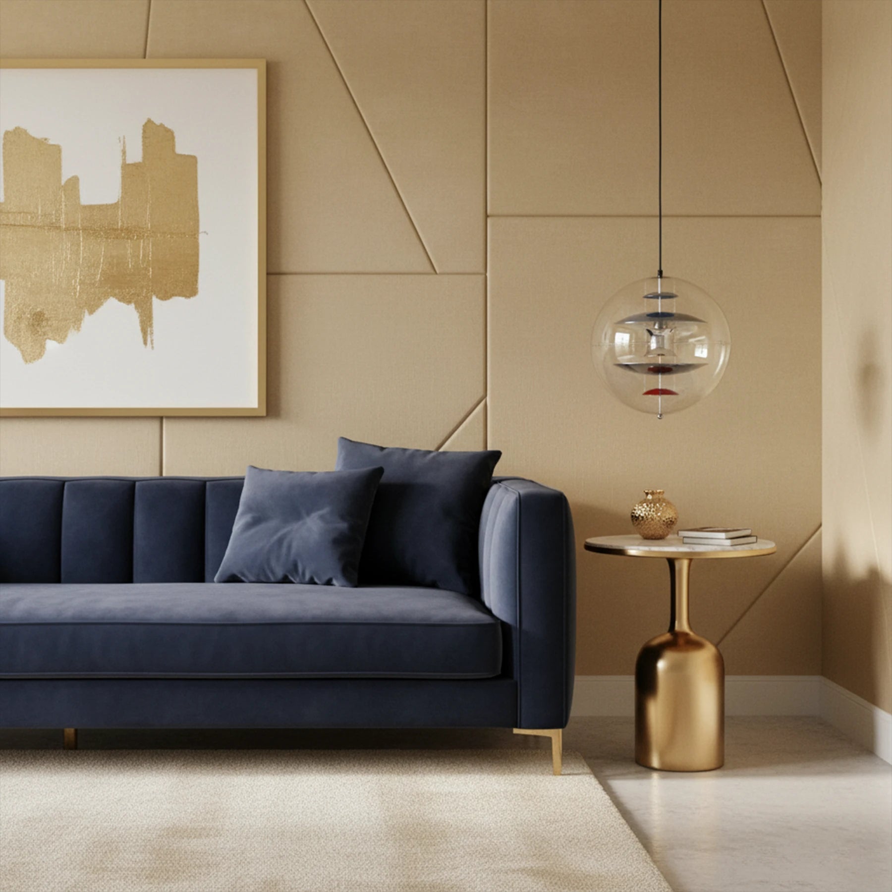 Aurora Orb Designer Pendant Light