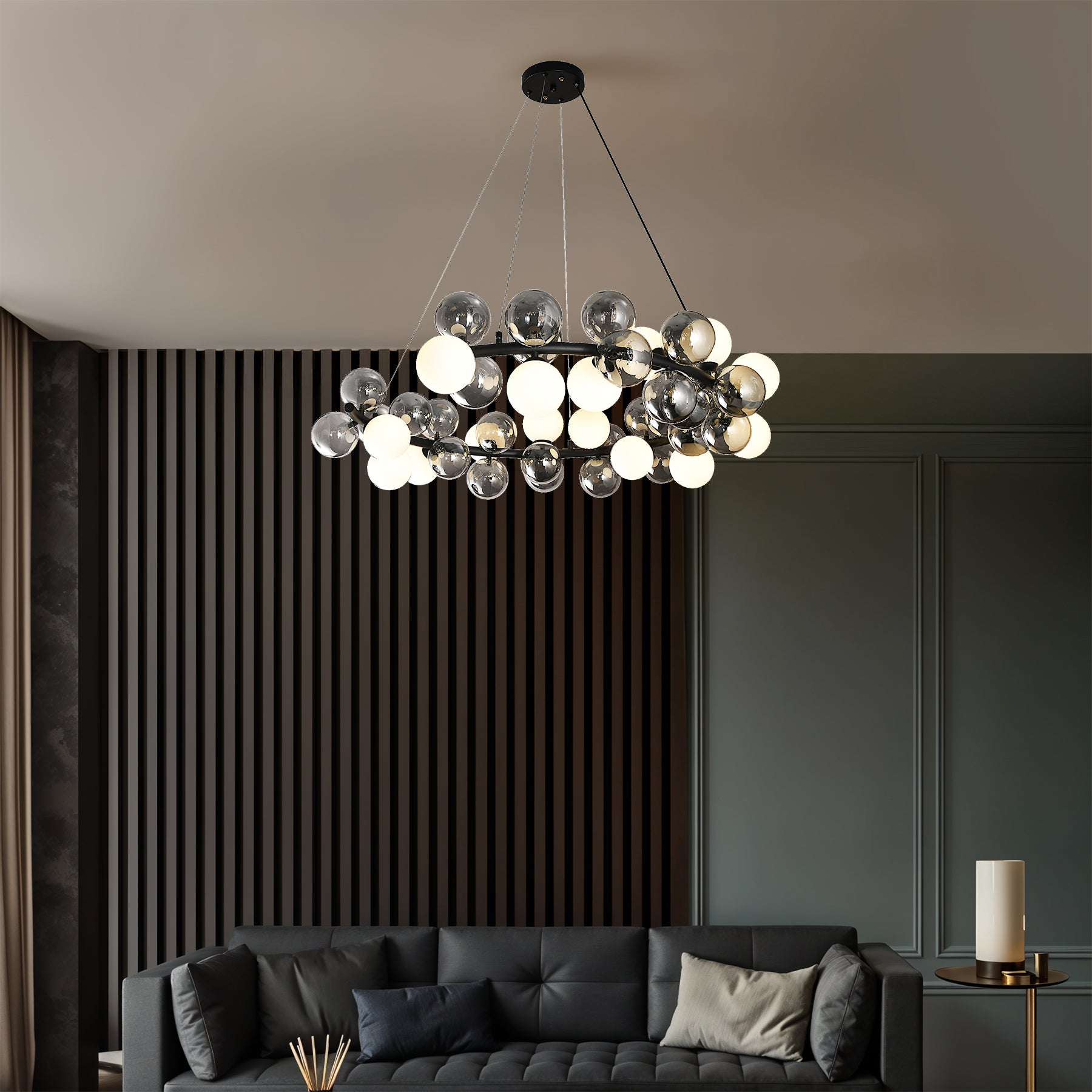 Orb Glow Pendant Chandelier