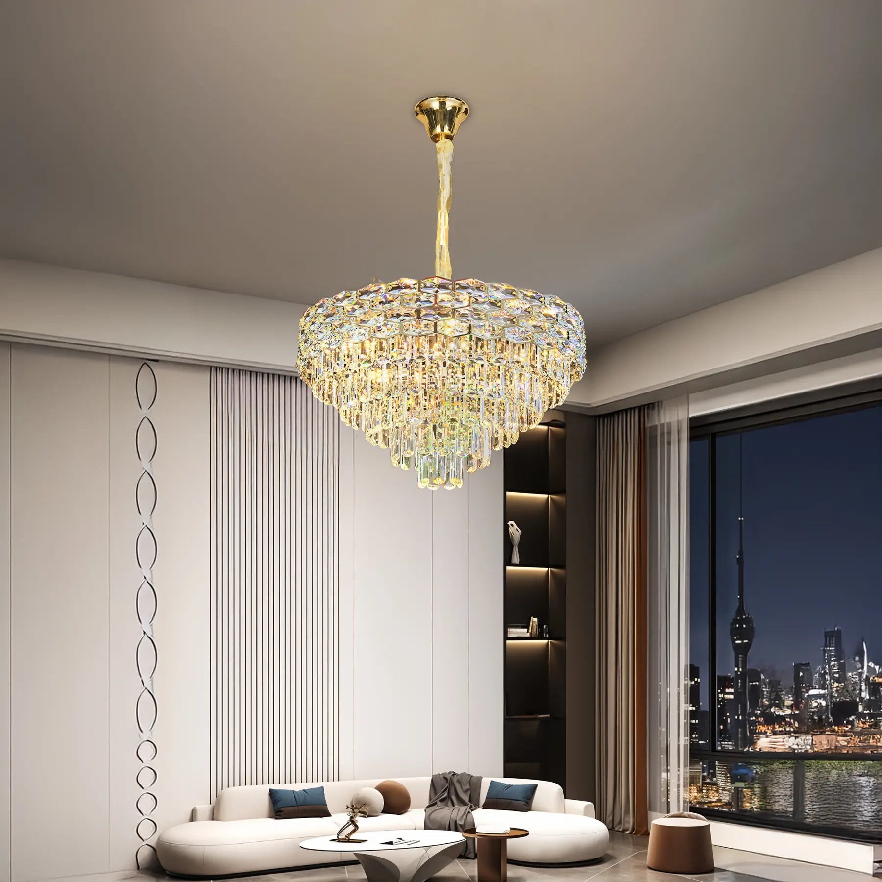 Crystal Bloom Chandelier