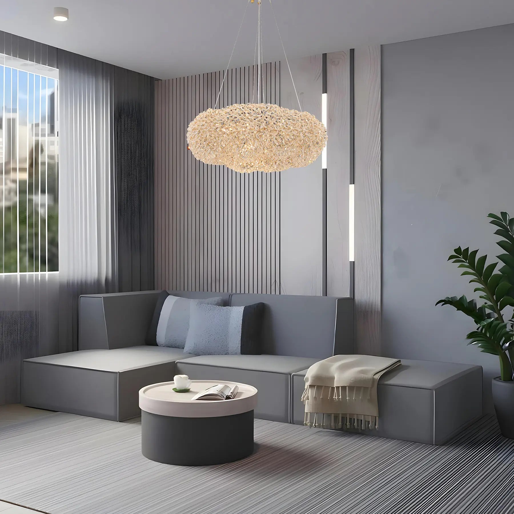 Crystal Cloud Chandelier