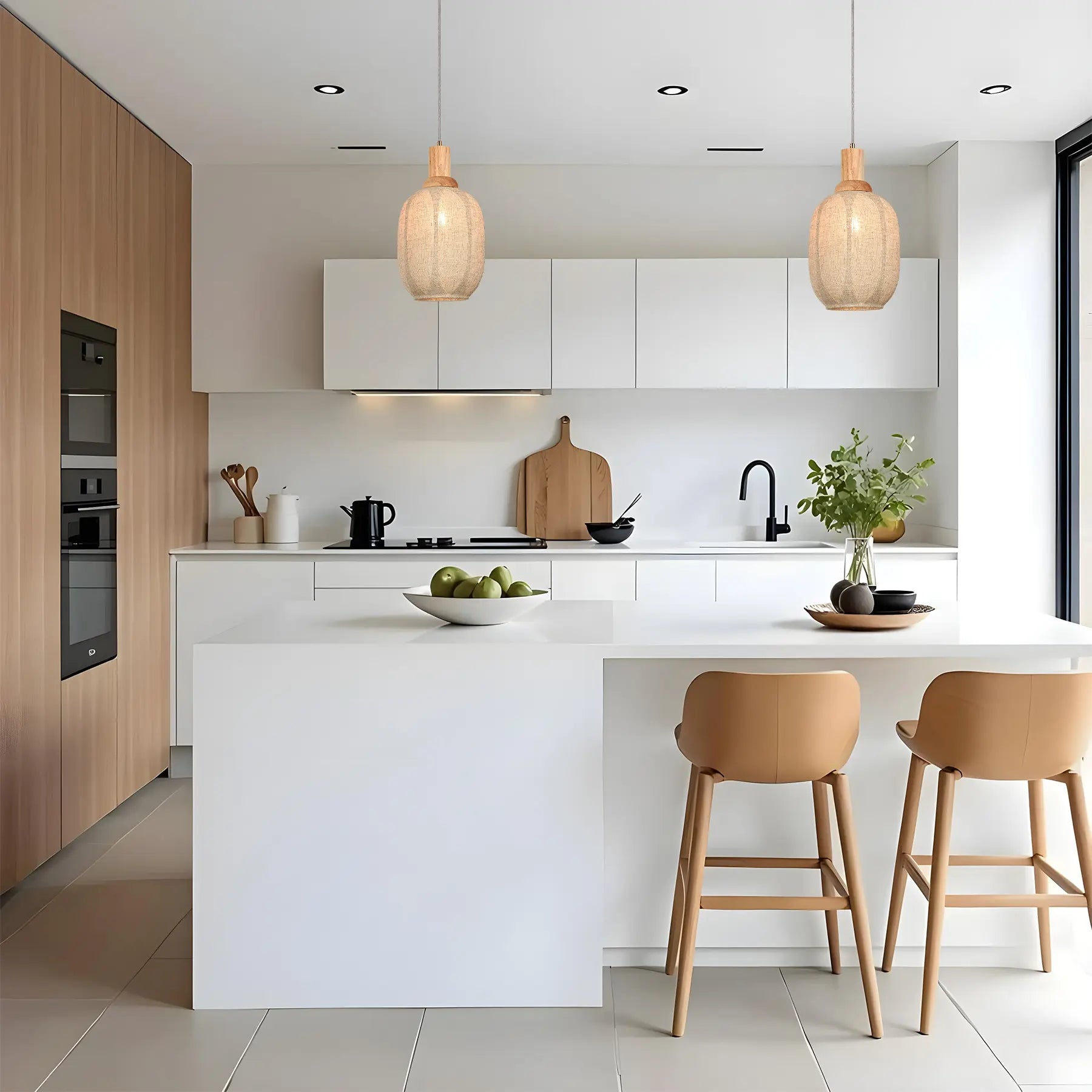 Linen Glow Pendant Light