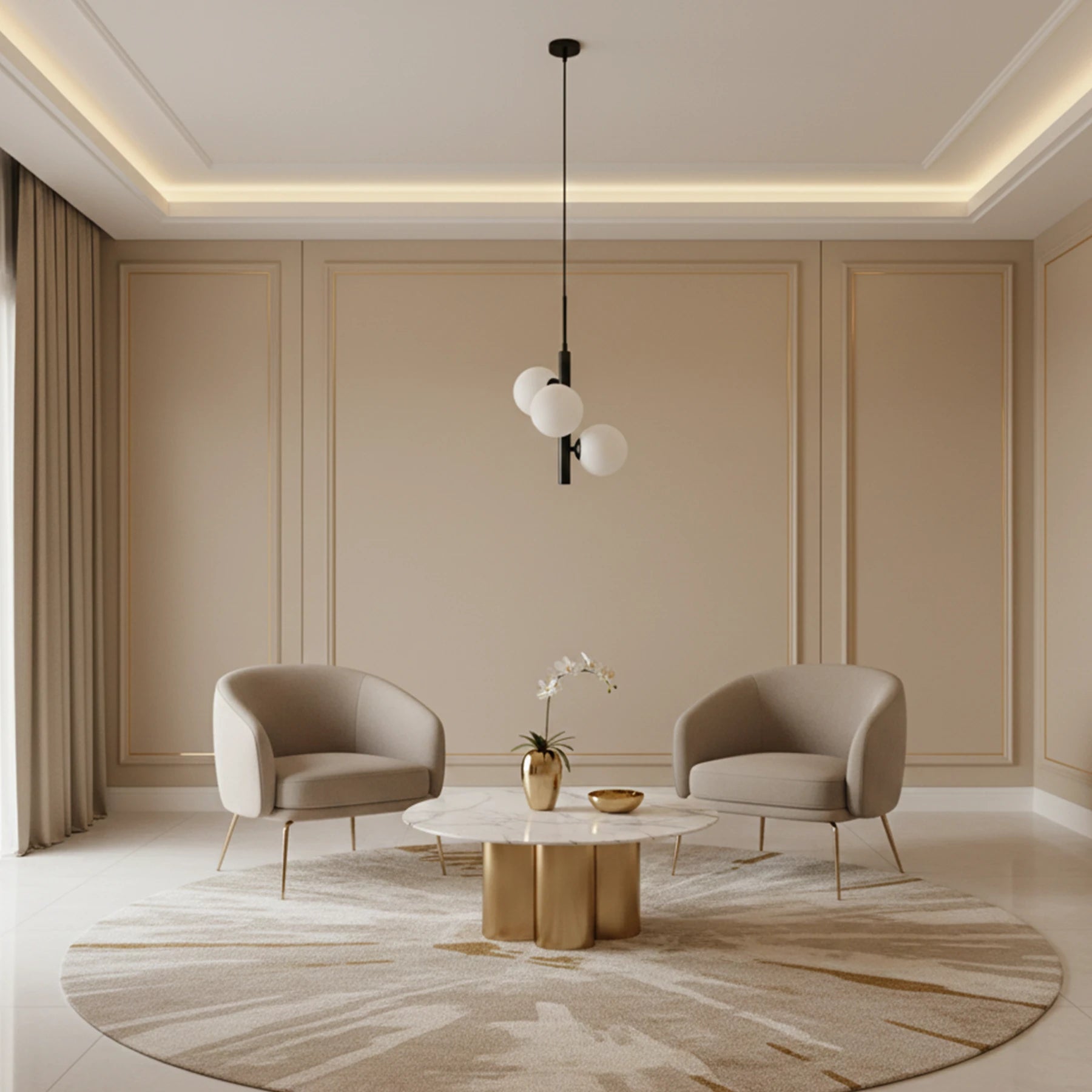 Trinity Orb Pendant – Modern Mid-Century Series