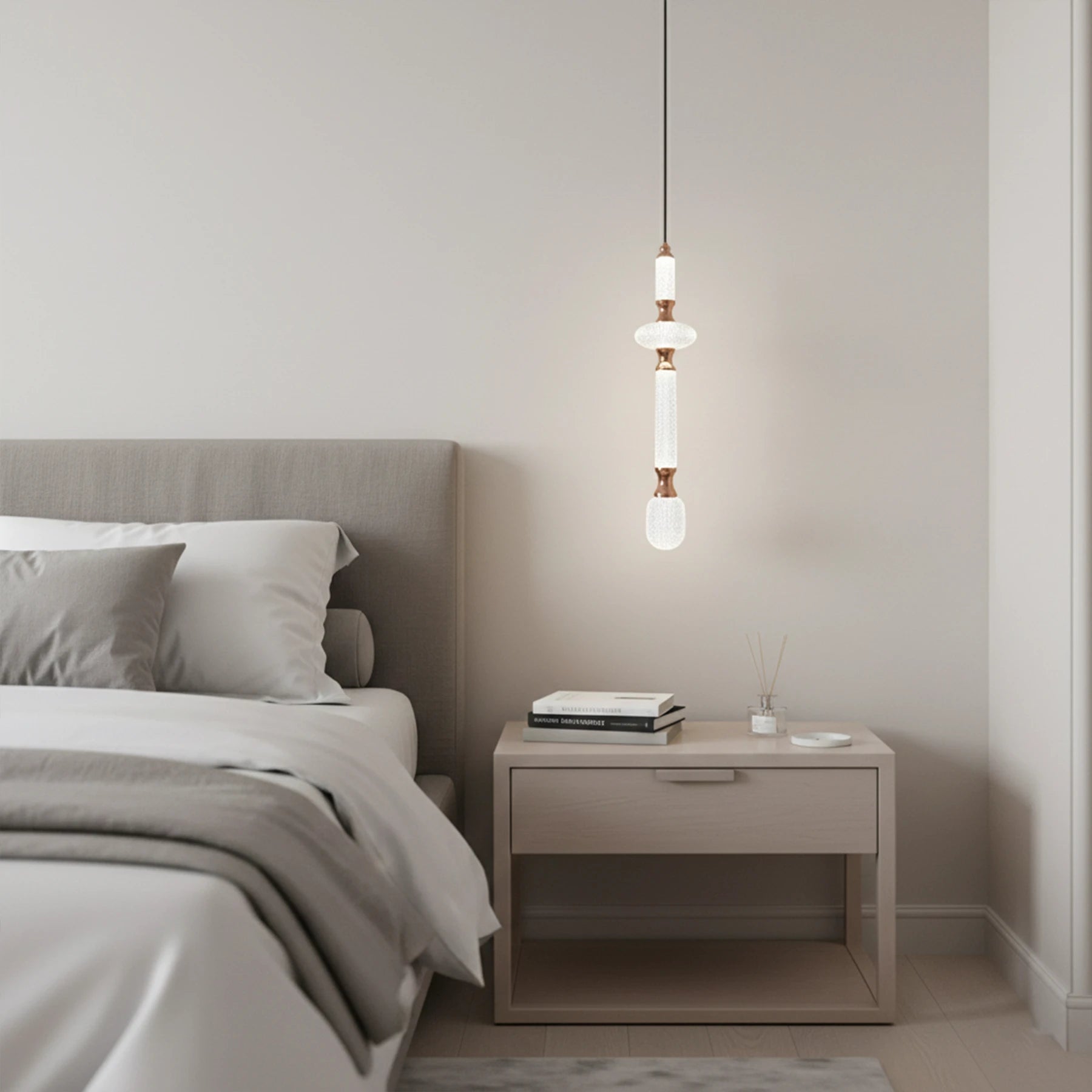 Celeste Sculptural Glass Pendant Light