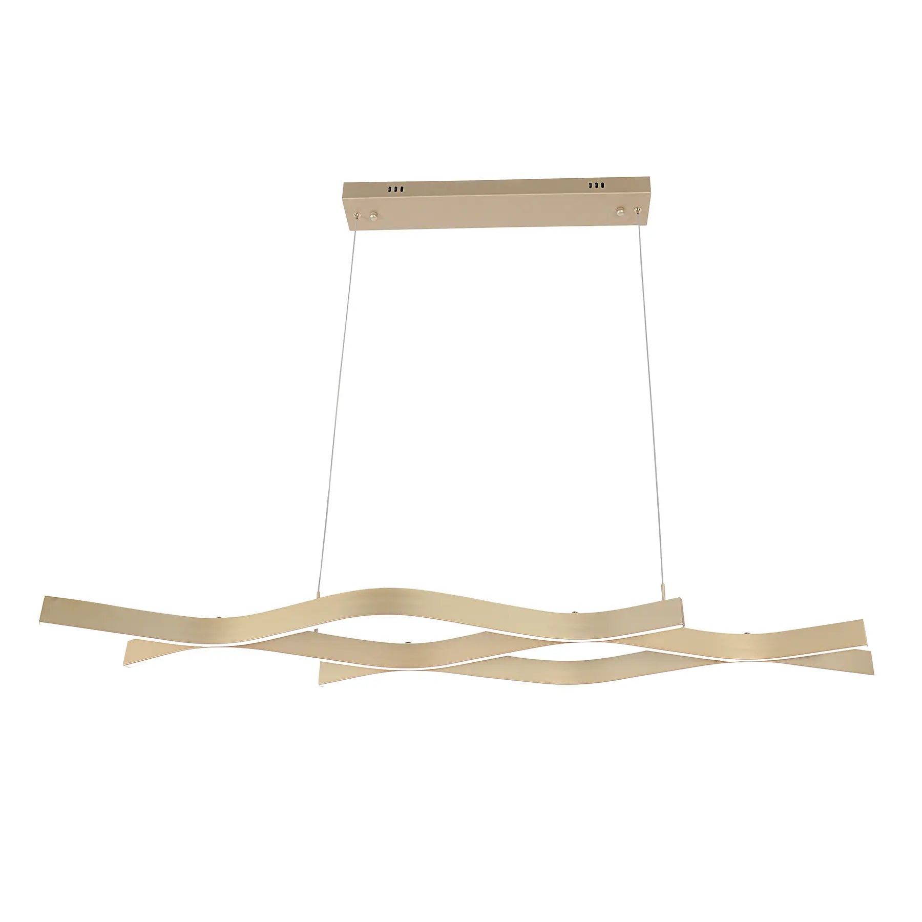 Wave Glow Linear Chandelier