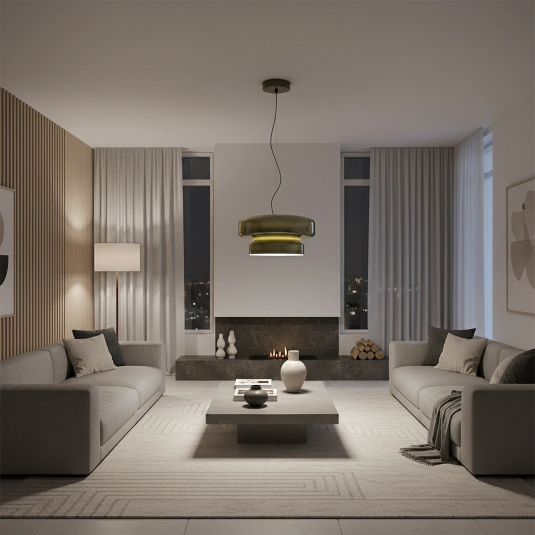 The Selene Flush Mount