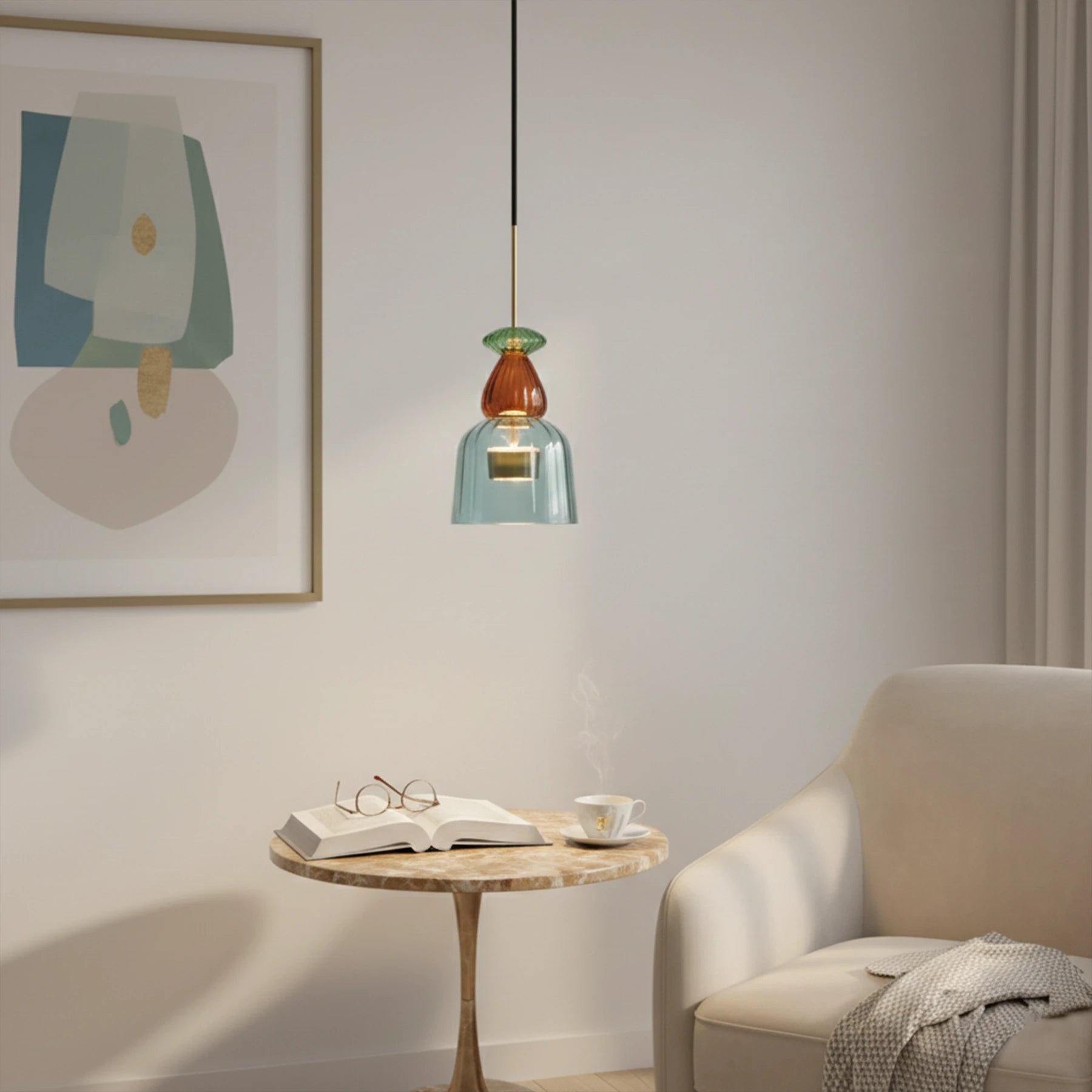 The Thalassa Ribbed Pendant