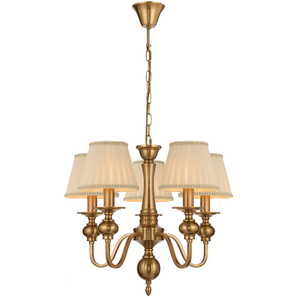 Siedel 5 Light Pendant W/Shade
