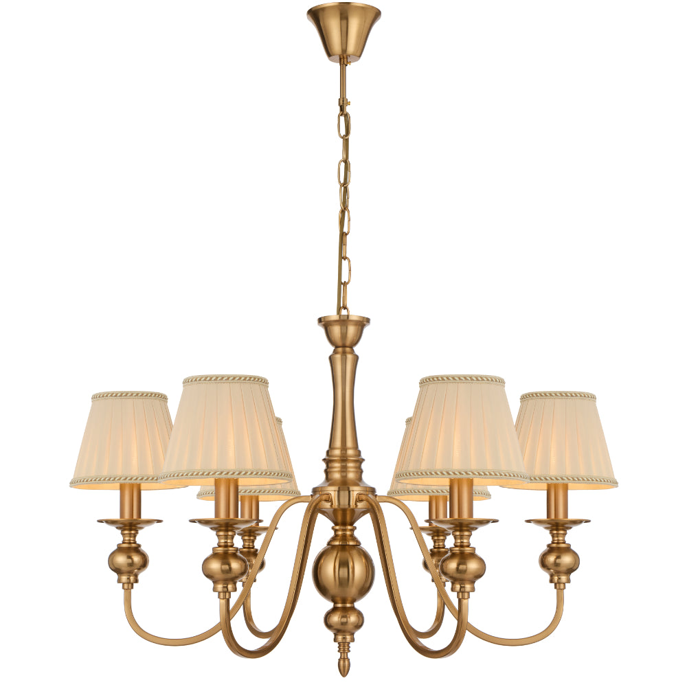 Siedel 6 Light Pendant W/Shade