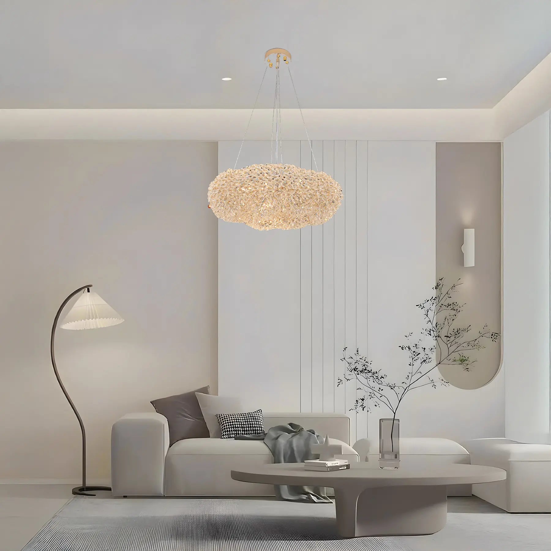 Crystal Cloud Chandelier