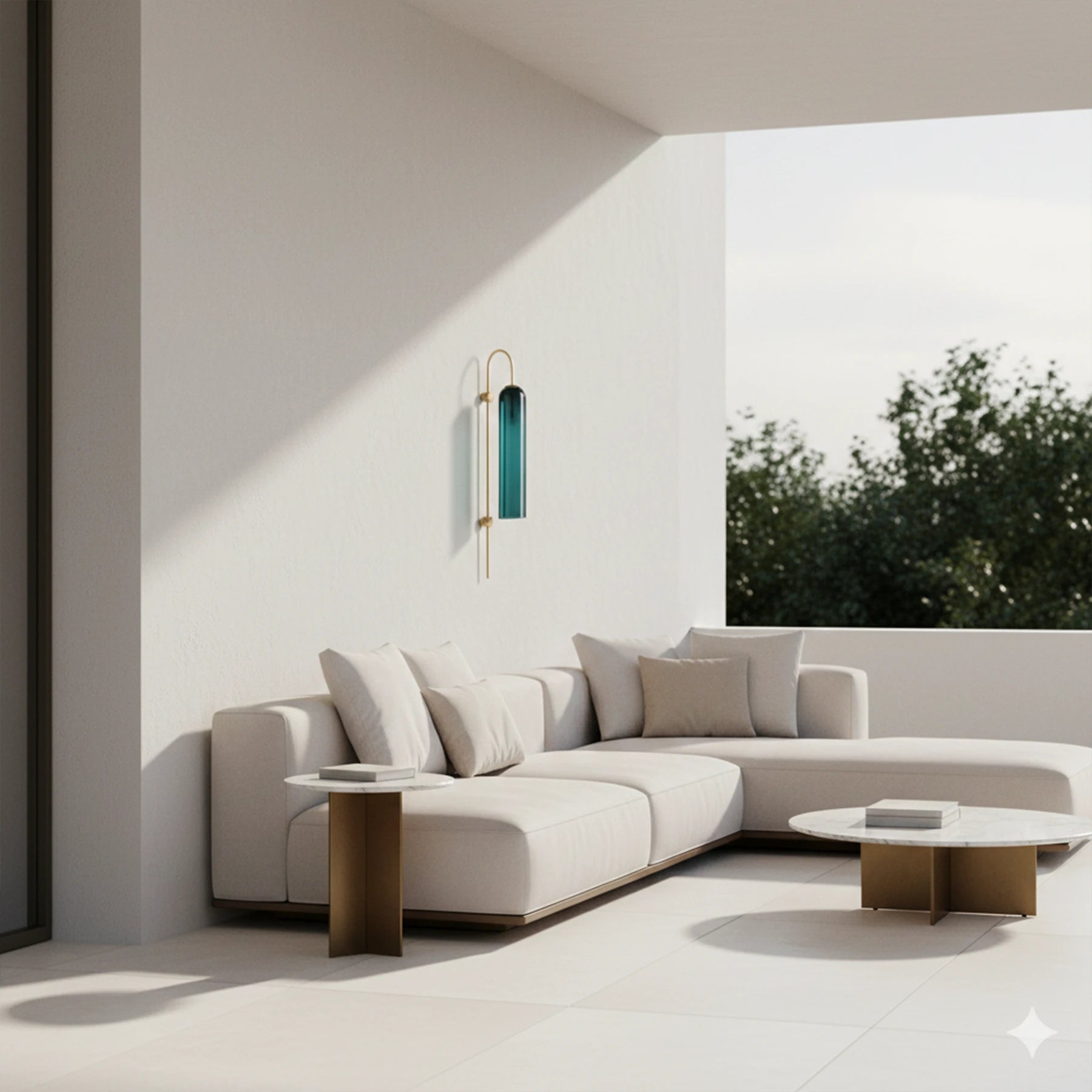 The Lyra Ribbed Sconce