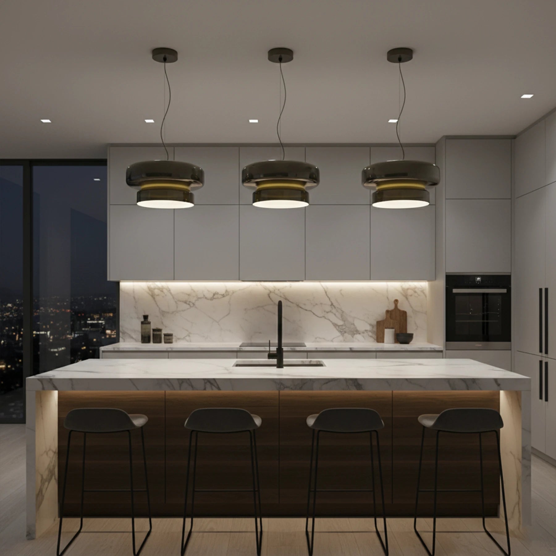 The Selene Flush Mount