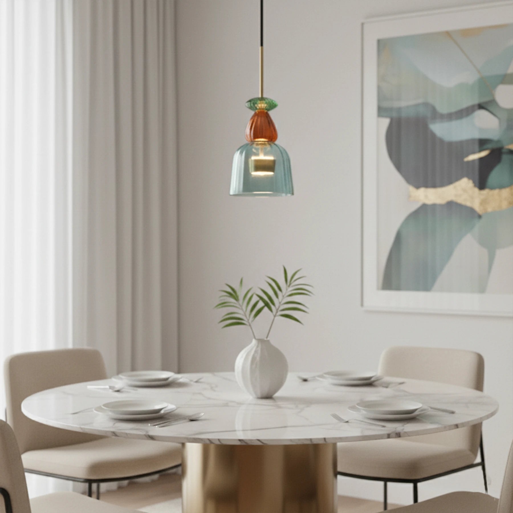 The Thalassa Ribbed Pendant