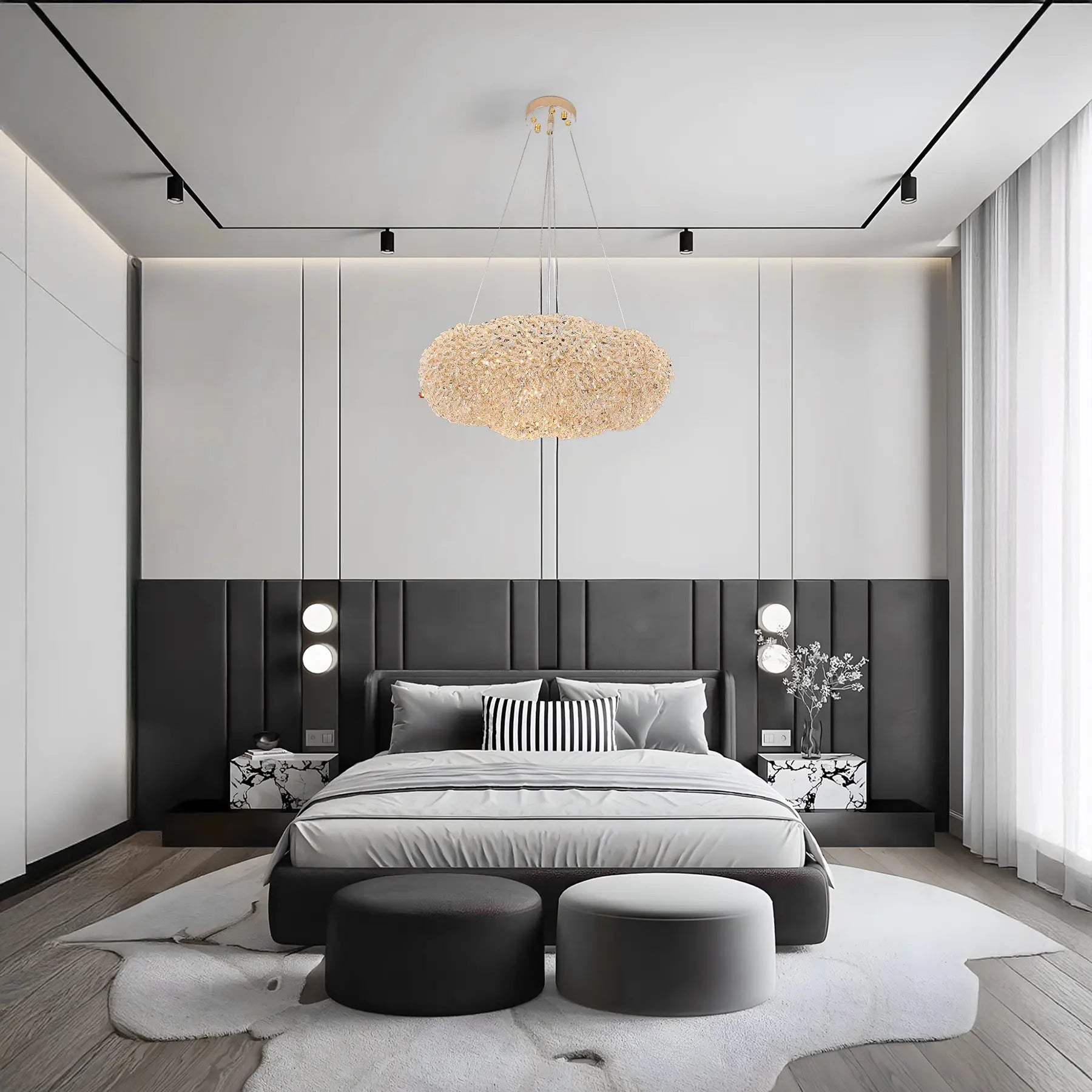 Crystal Cloud Chandelier