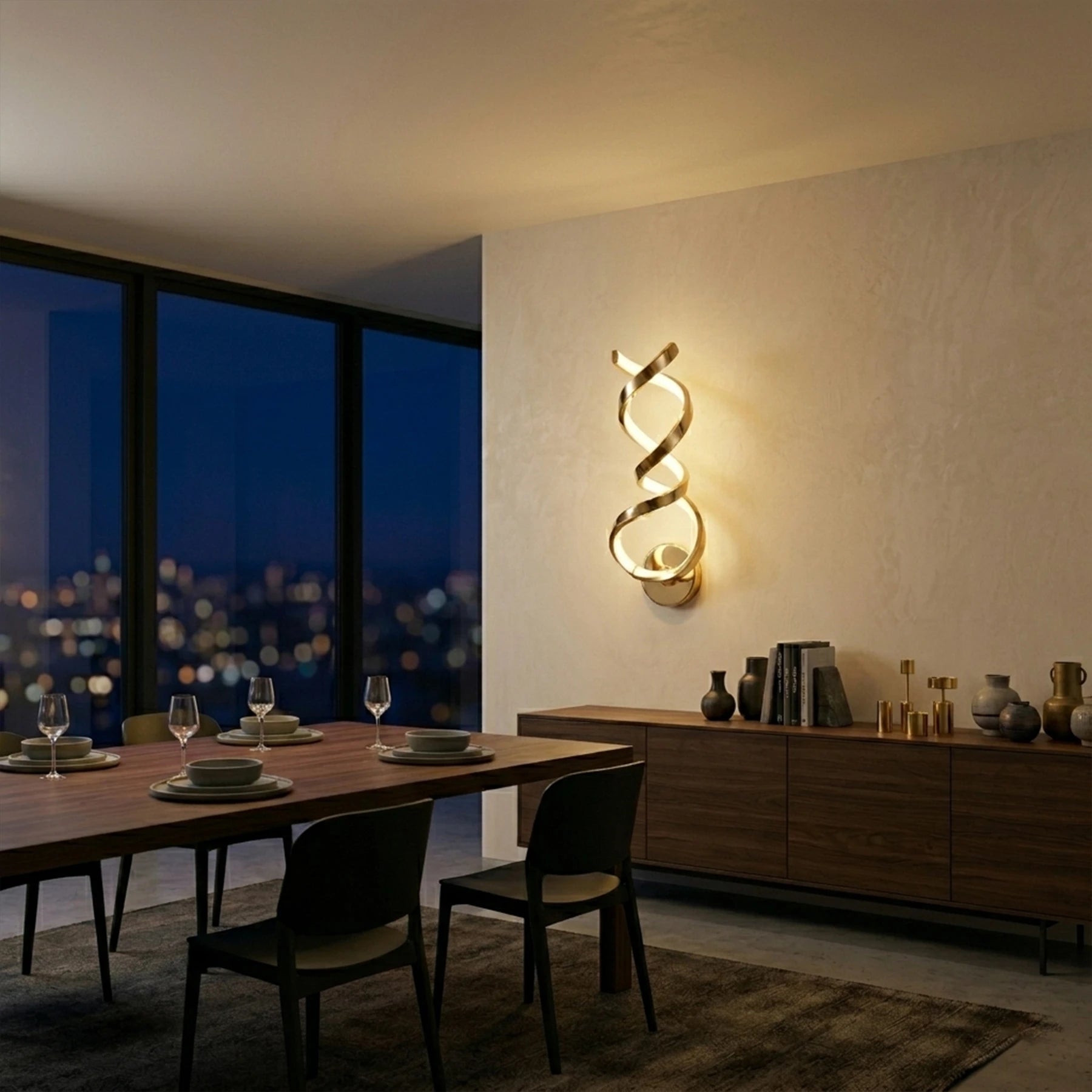 Abeeha Helix LED Sconce