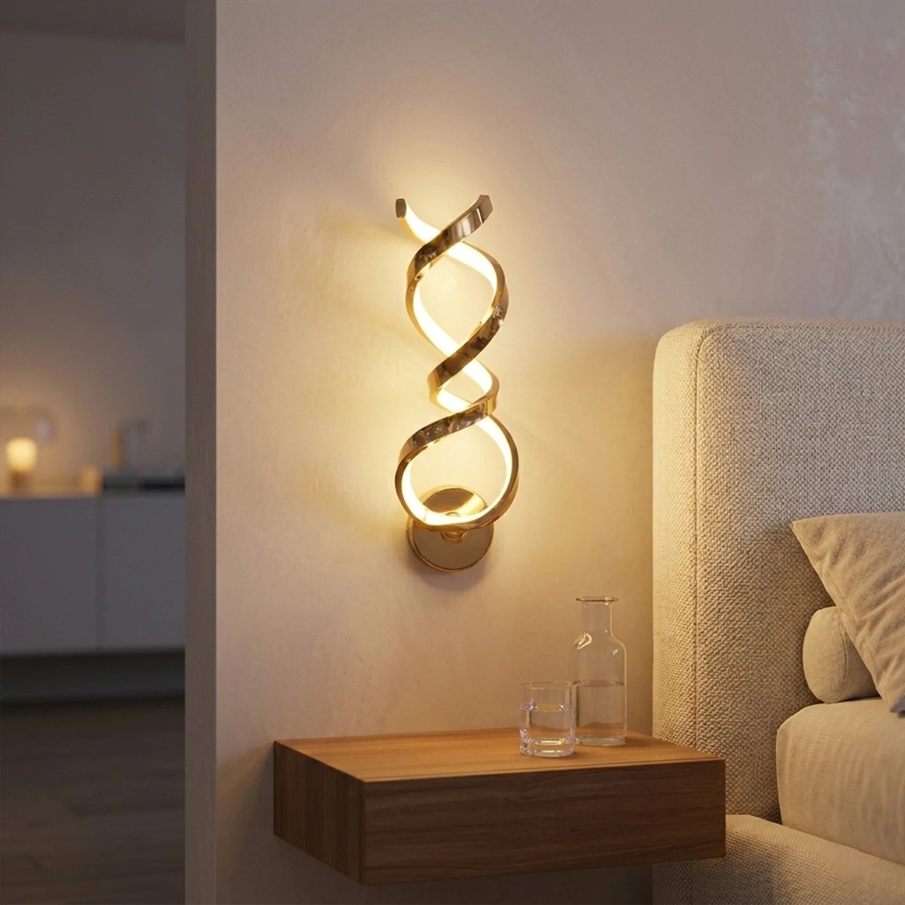 Abeeha Helix LED Sconce