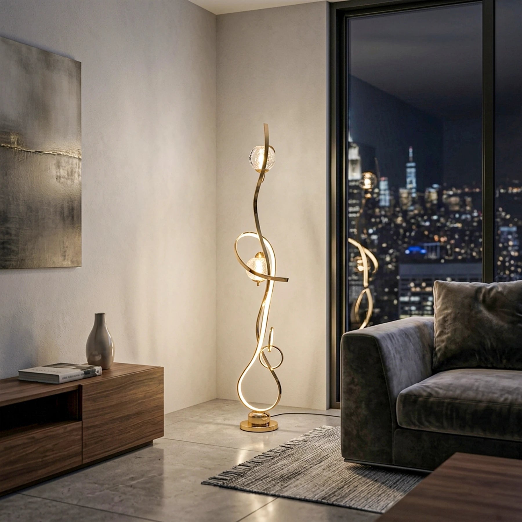 Aura Infinite Luxe LED Floor Lamp
