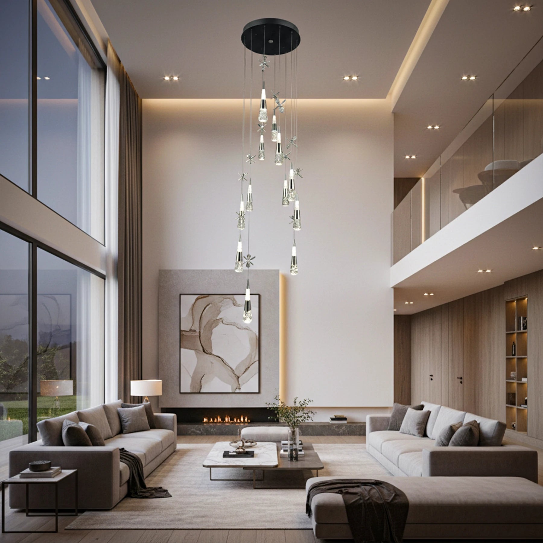 Stardust Waterfall Chandelier