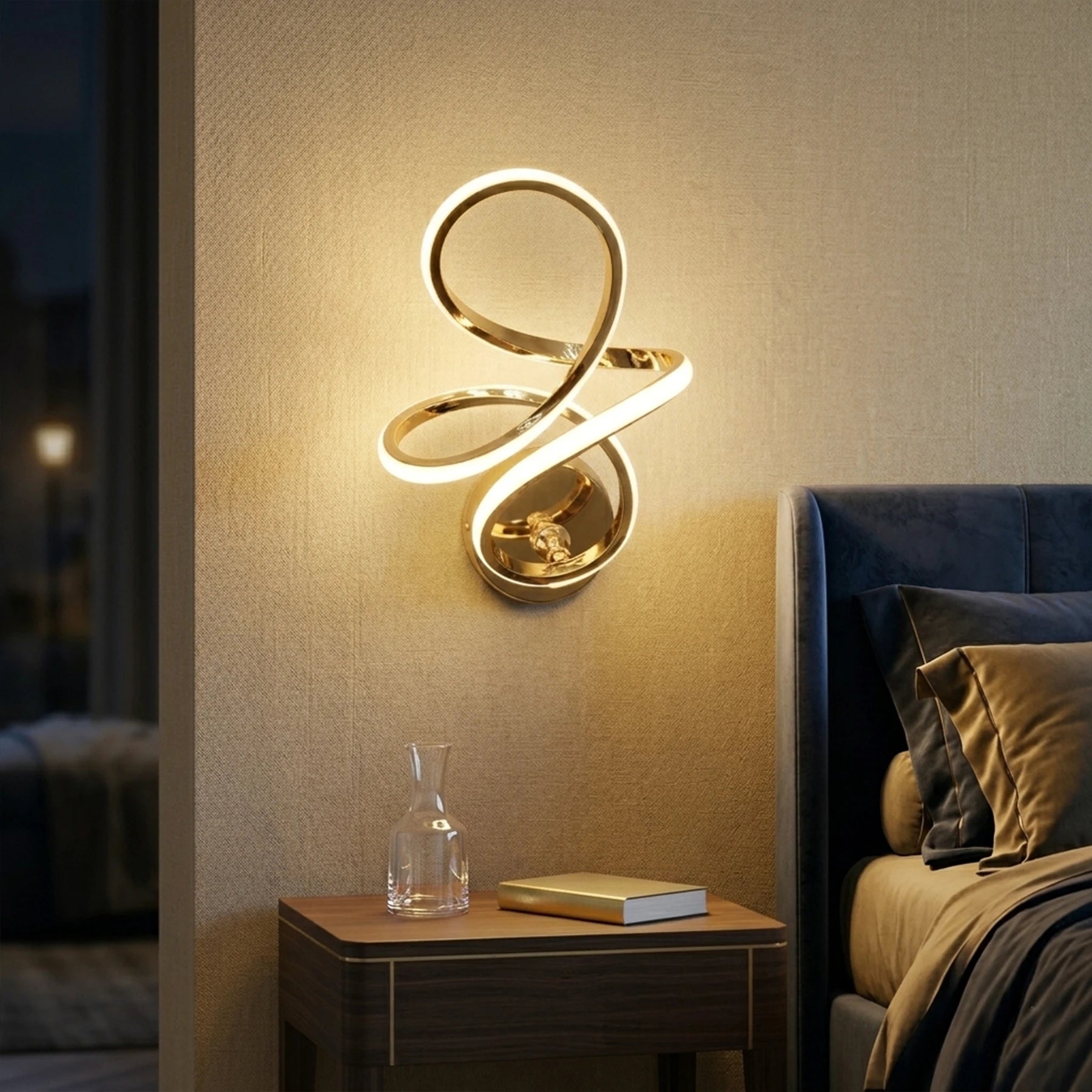 Abeeha Infinity Loop LED Sconce