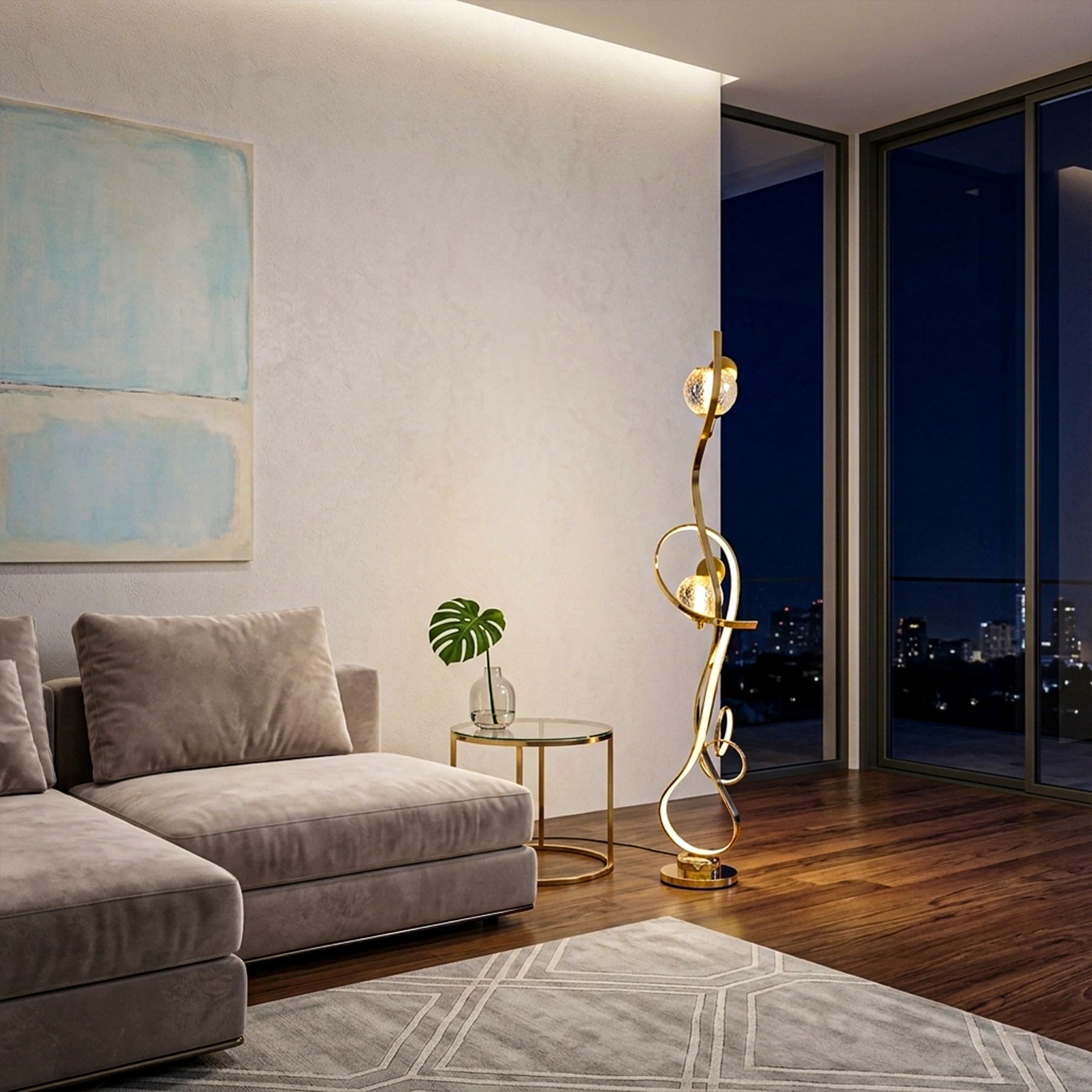 Aura Infinite Luxe LED Floor Lamp