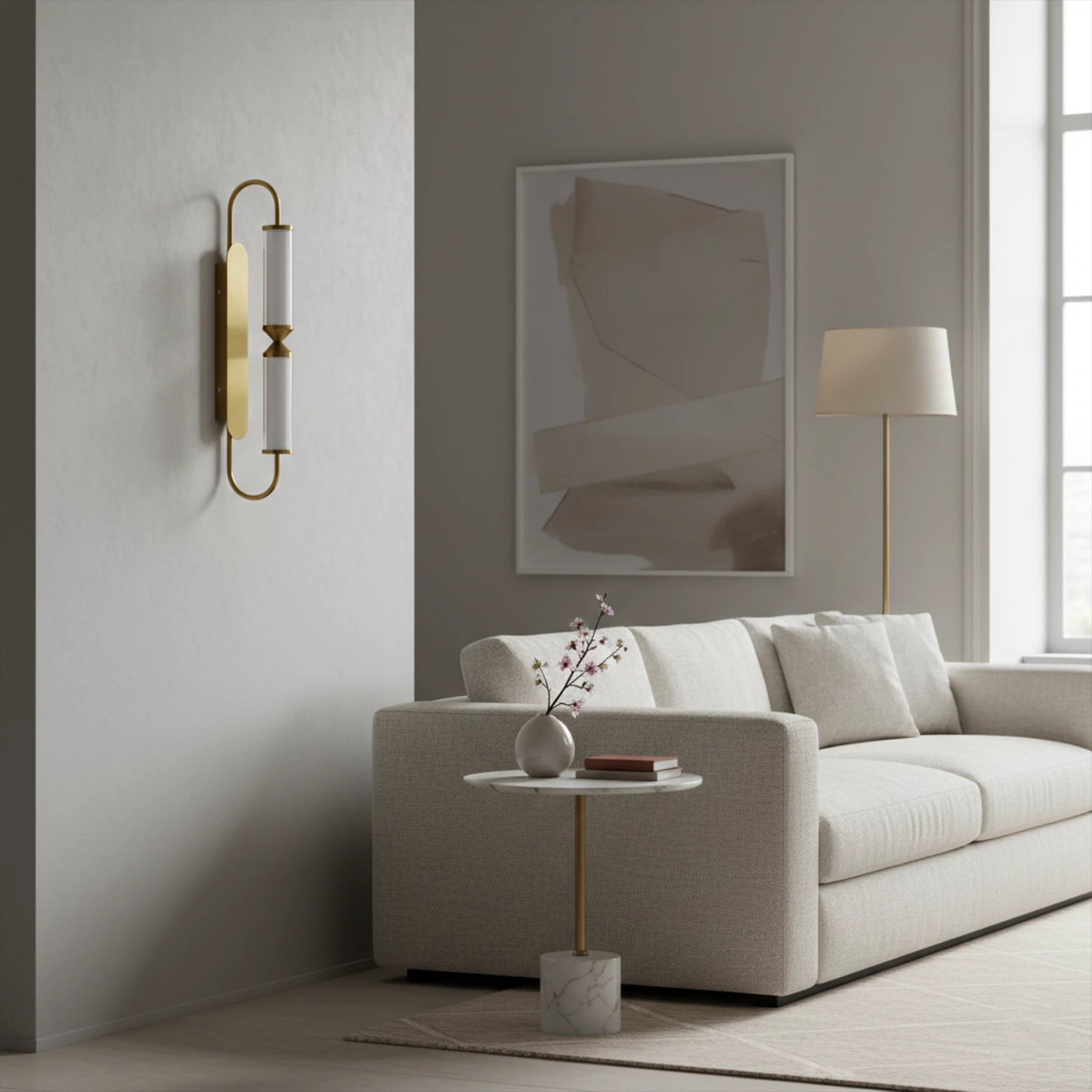 Abeeha Twin Pillar Sconce