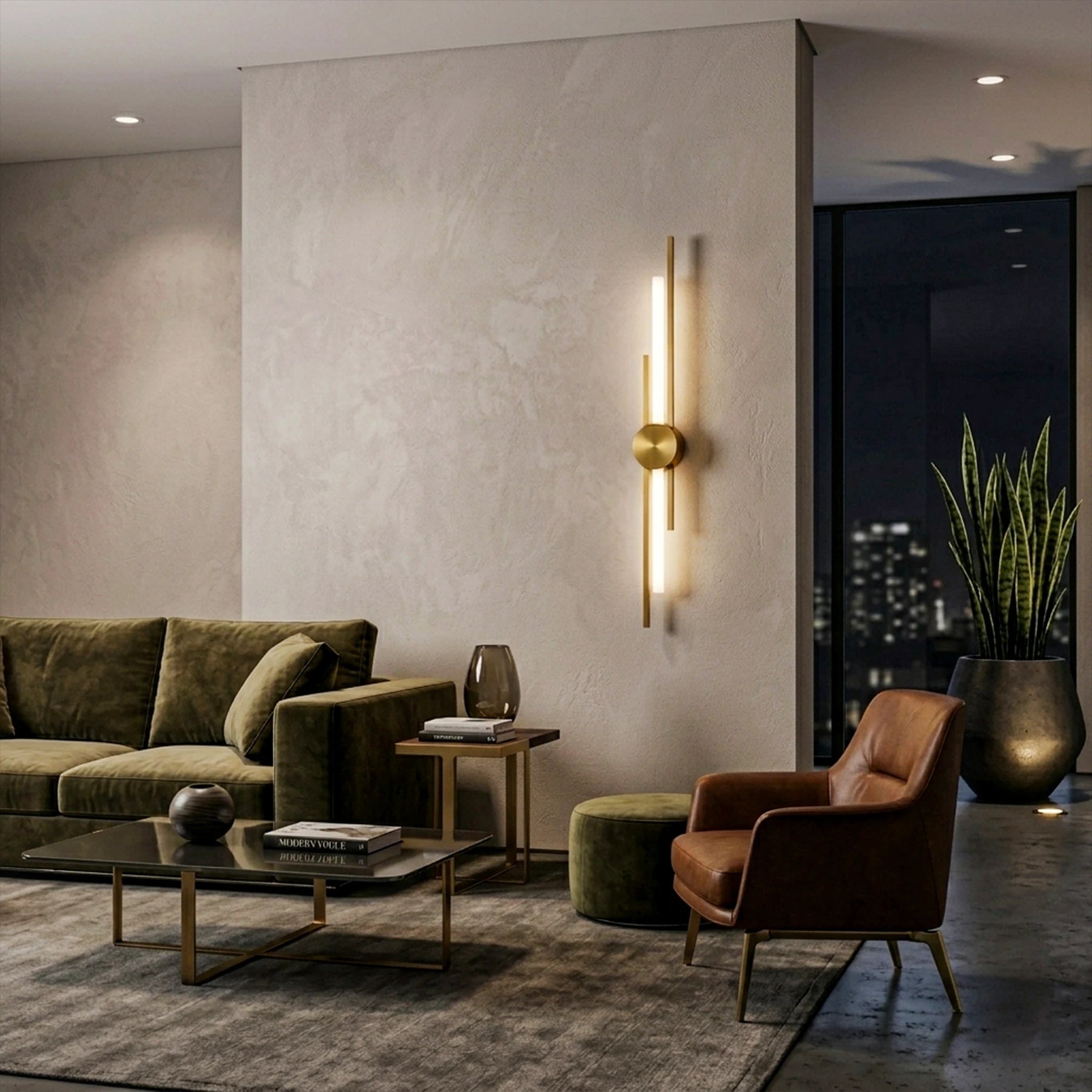 Meridian Dual-Beam Sconce