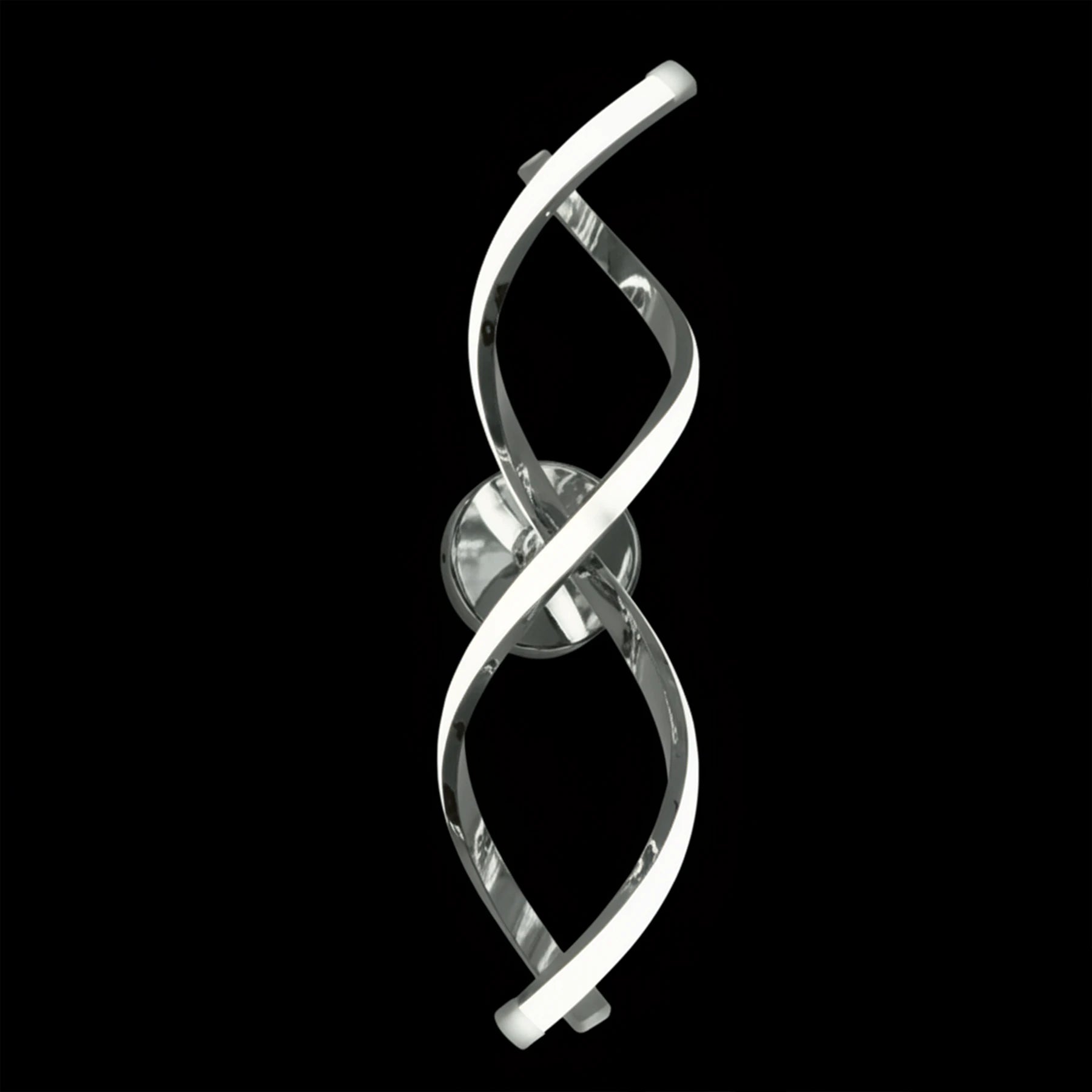 Abeeha Helix Chrome LED Sconce
