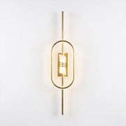 Meridian Capsule LED Sconce – Modern Gold Wall Light | Abeeha Lighting