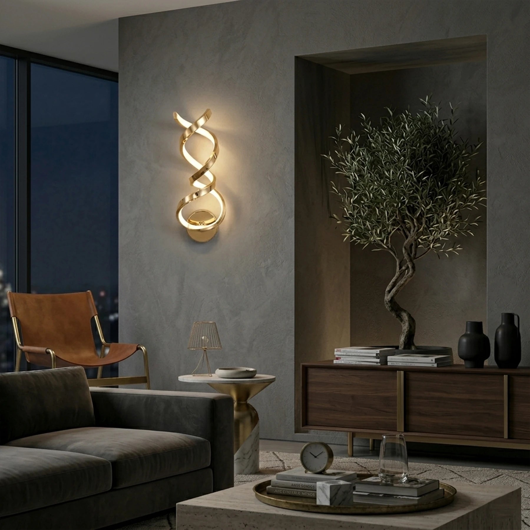 Helix LED Sconce