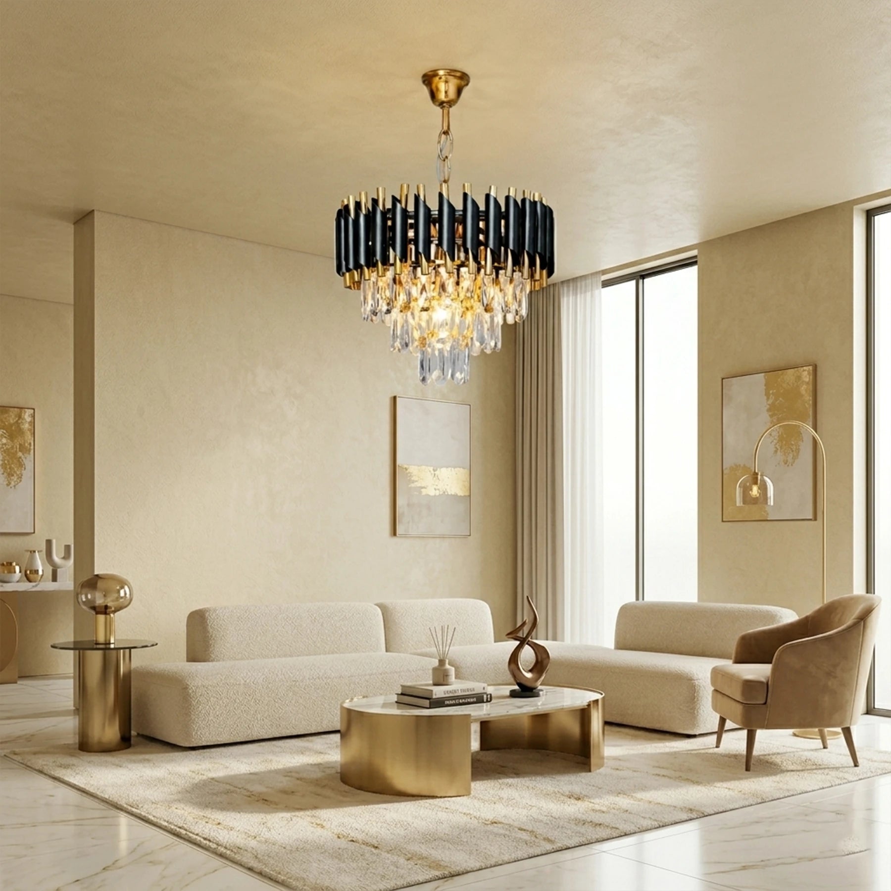 Abeeha Aurora Tiered Chandelier