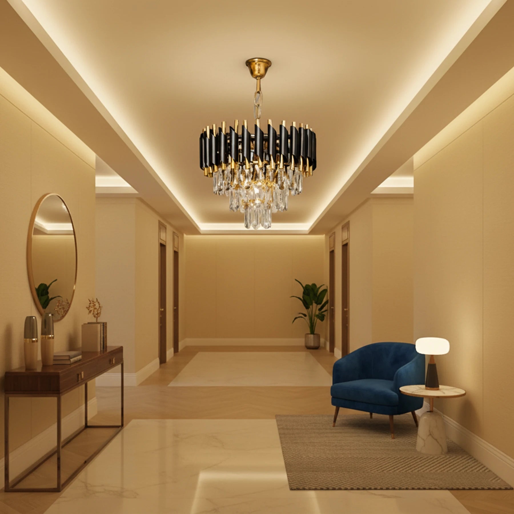 Abeeha Aurora Tiered Chandelier