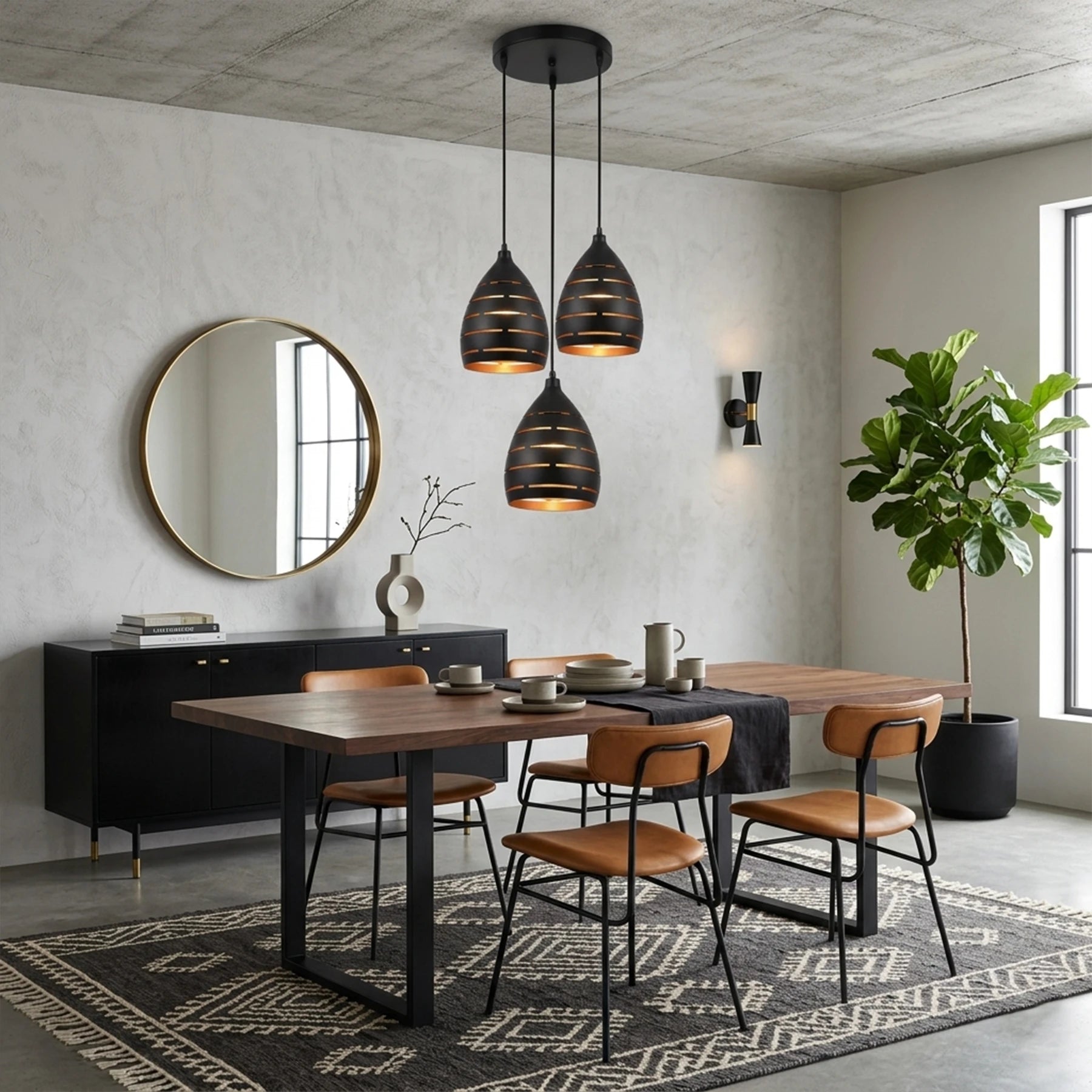 Abeeha Eclipse Slotted Pendant