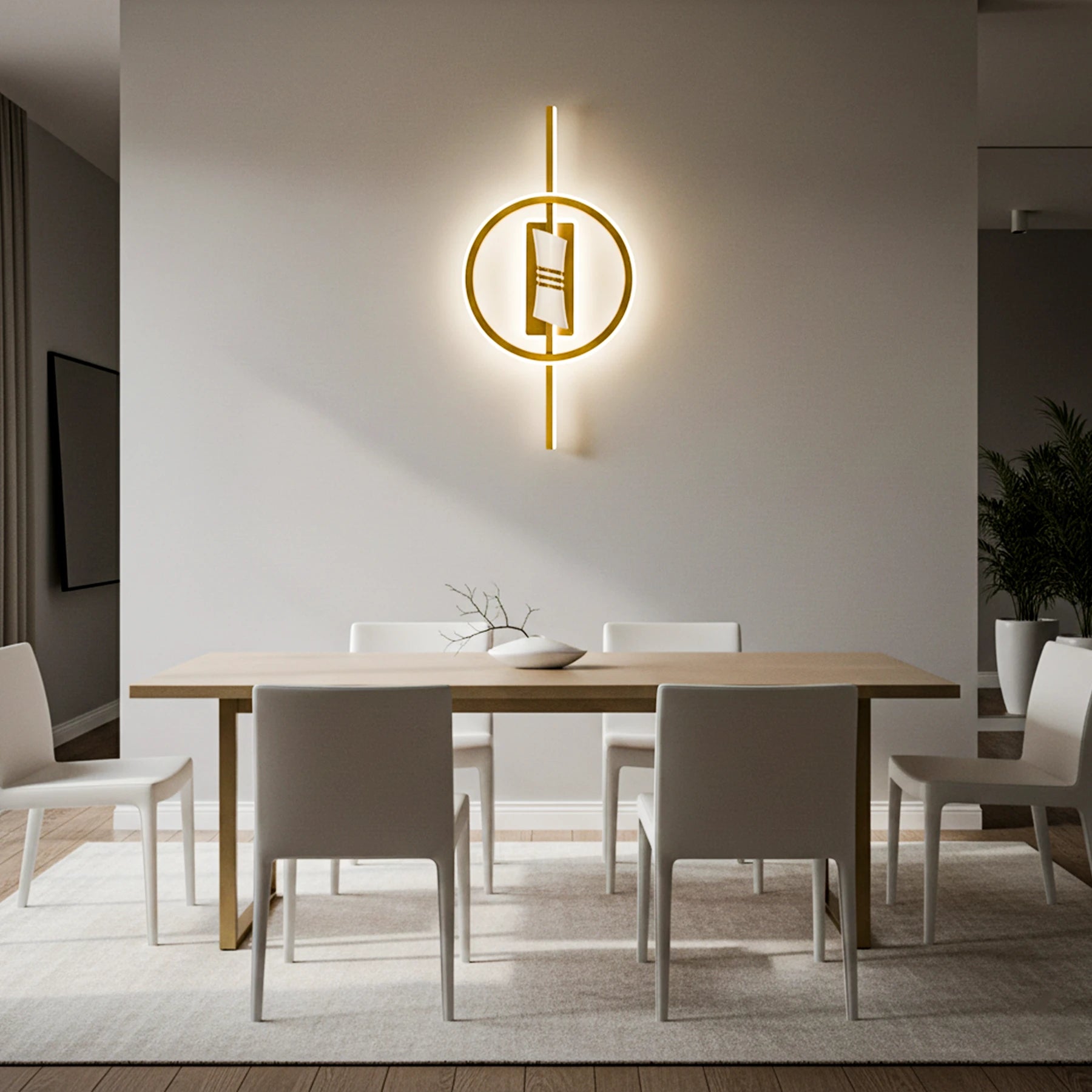 Celestial Halo – Integrated LED Modern Ceiling Flush Mount