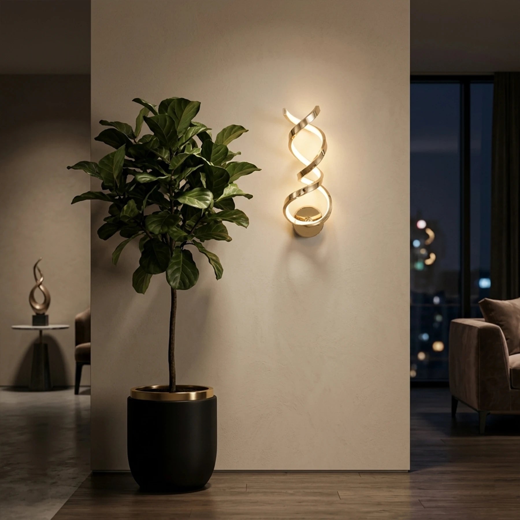 Abeeha Helix LED Sconce