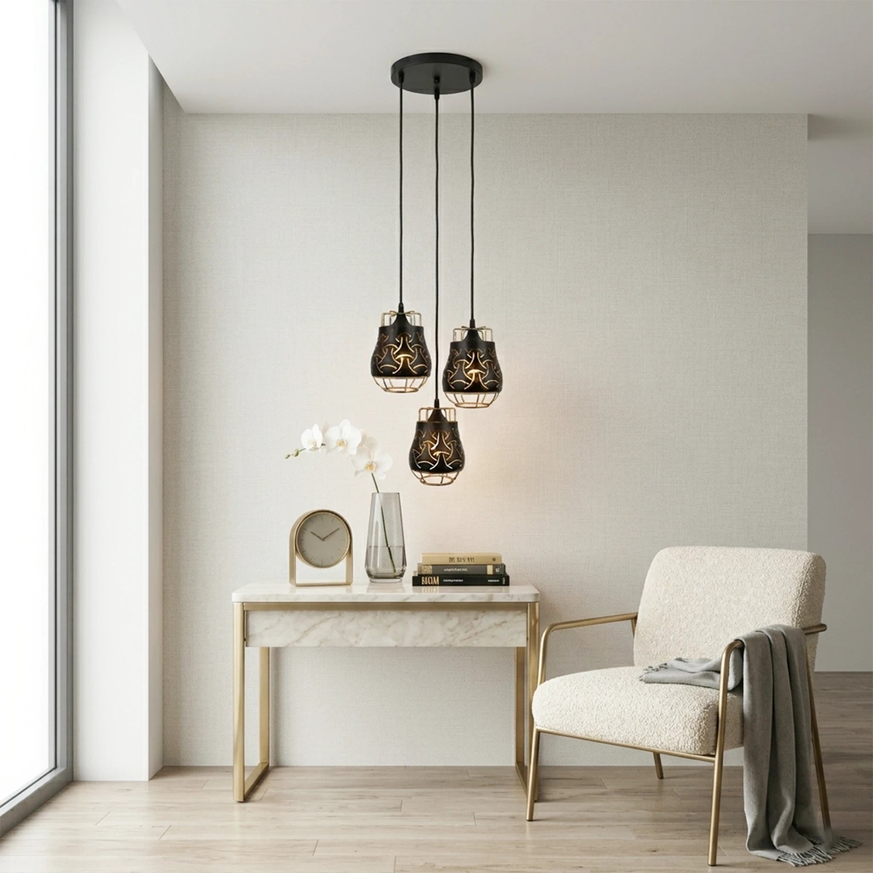 Abeeha Arabesque Moroccan Pendant