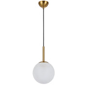 Bally 8 Pendant – Antique Gold / Alabastro Marble