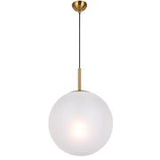 Bally 16 Pendant – Antique Gold / Alabastro Marble