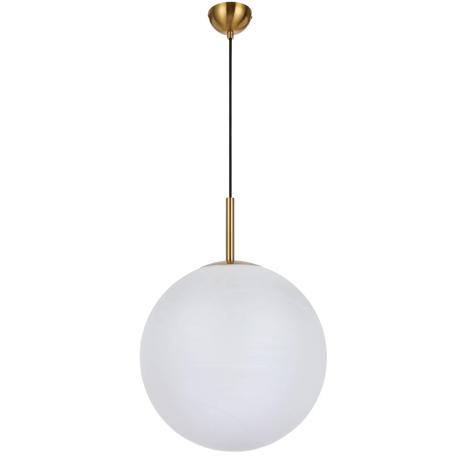 Bally 16 Pendant – Antique Gold / Alabastro Marble
