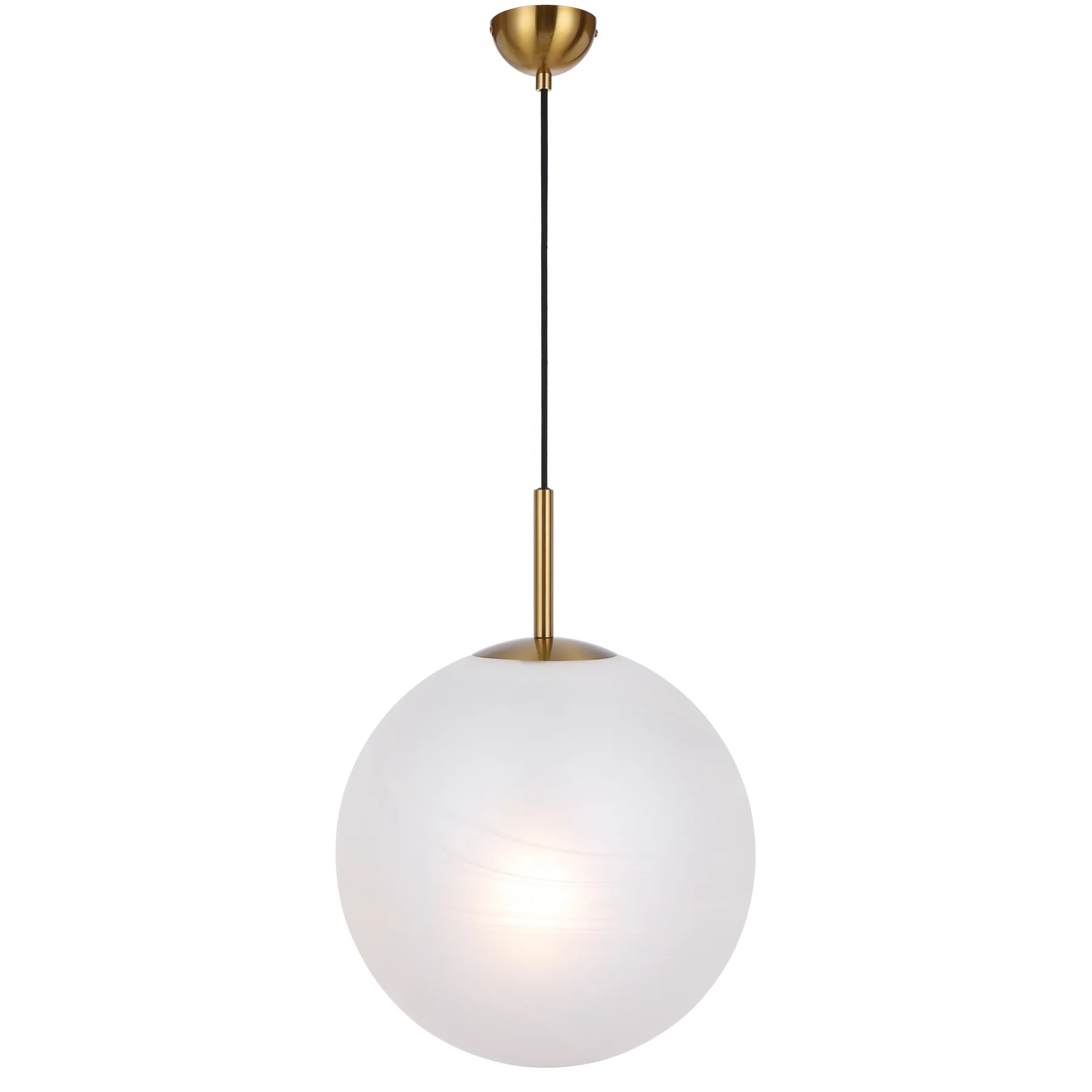 Bally 16 Pendant – Antique Gold / Alabastro Marble